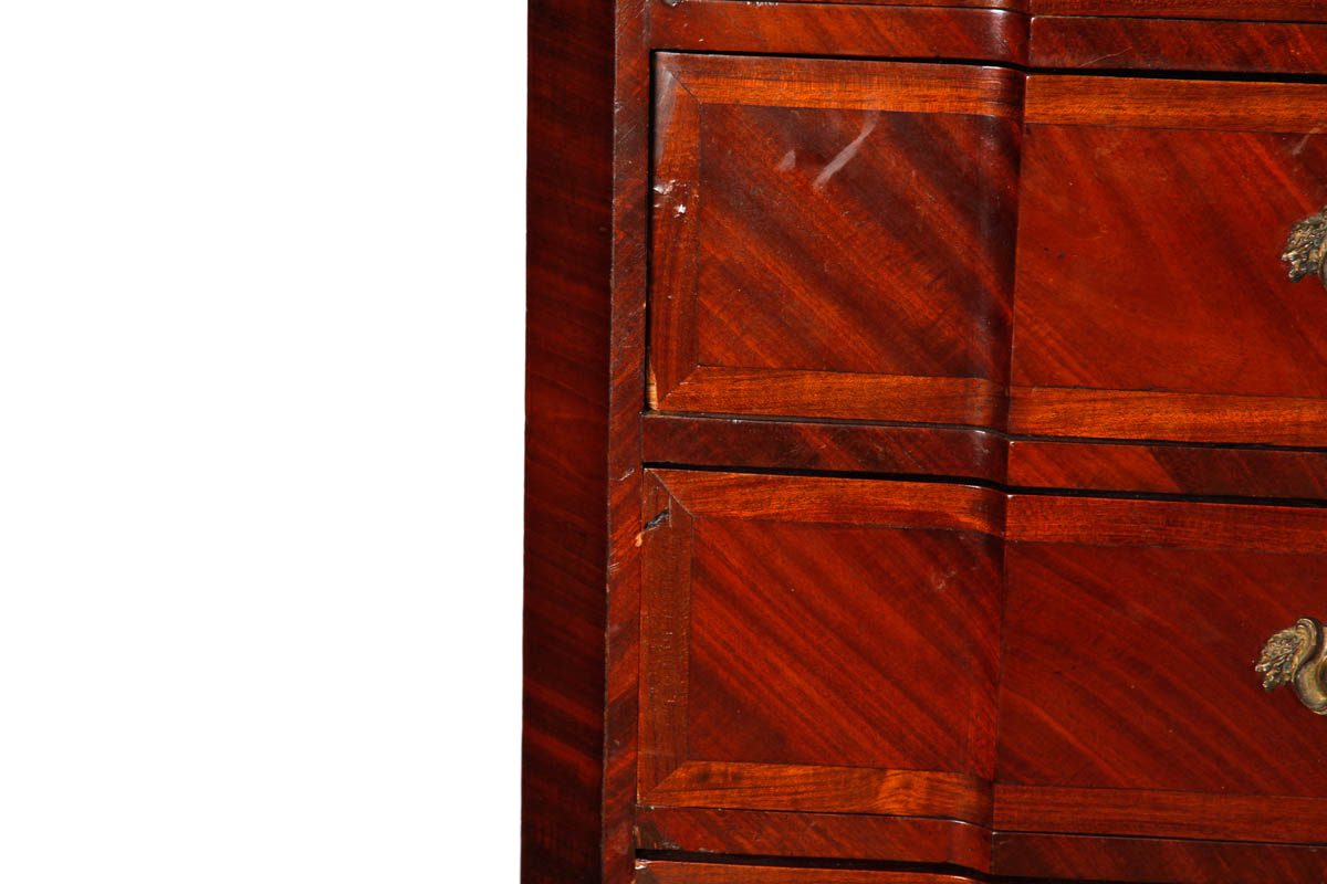 Vintage Louis XV Style Marble Top Lingerie Chest