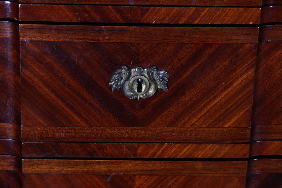 Vintage Louis XV Style Marble Top Lingerie Chest