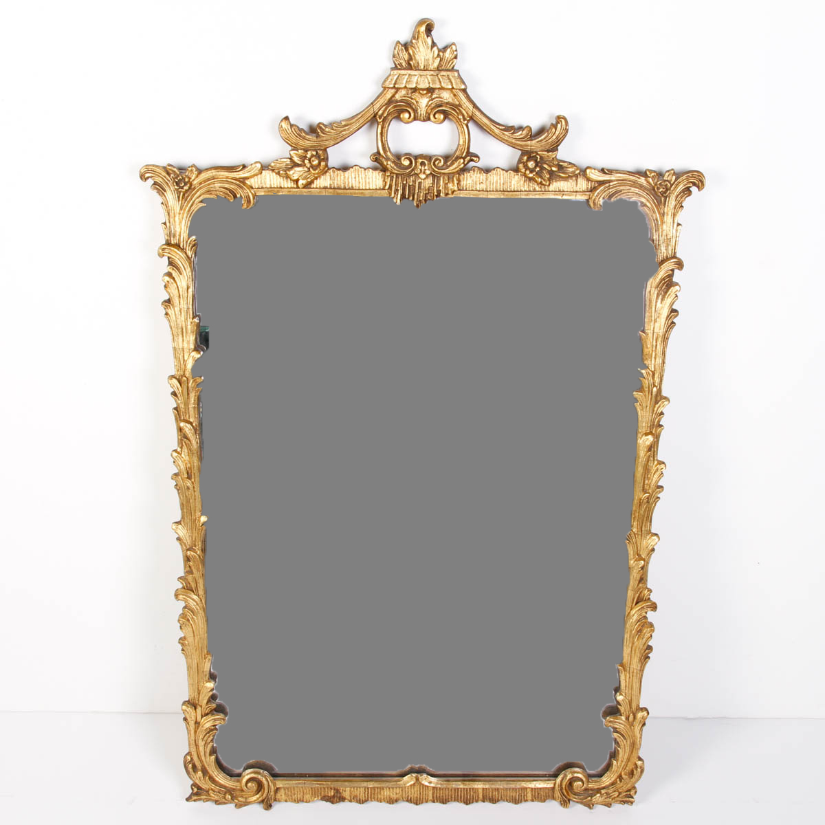 Vintage Rococo Style Gold Tone Mirror