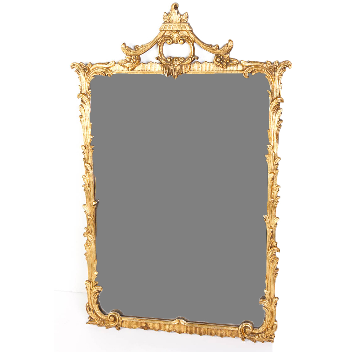 Vintage Rococo Style Gold Tone Mirror