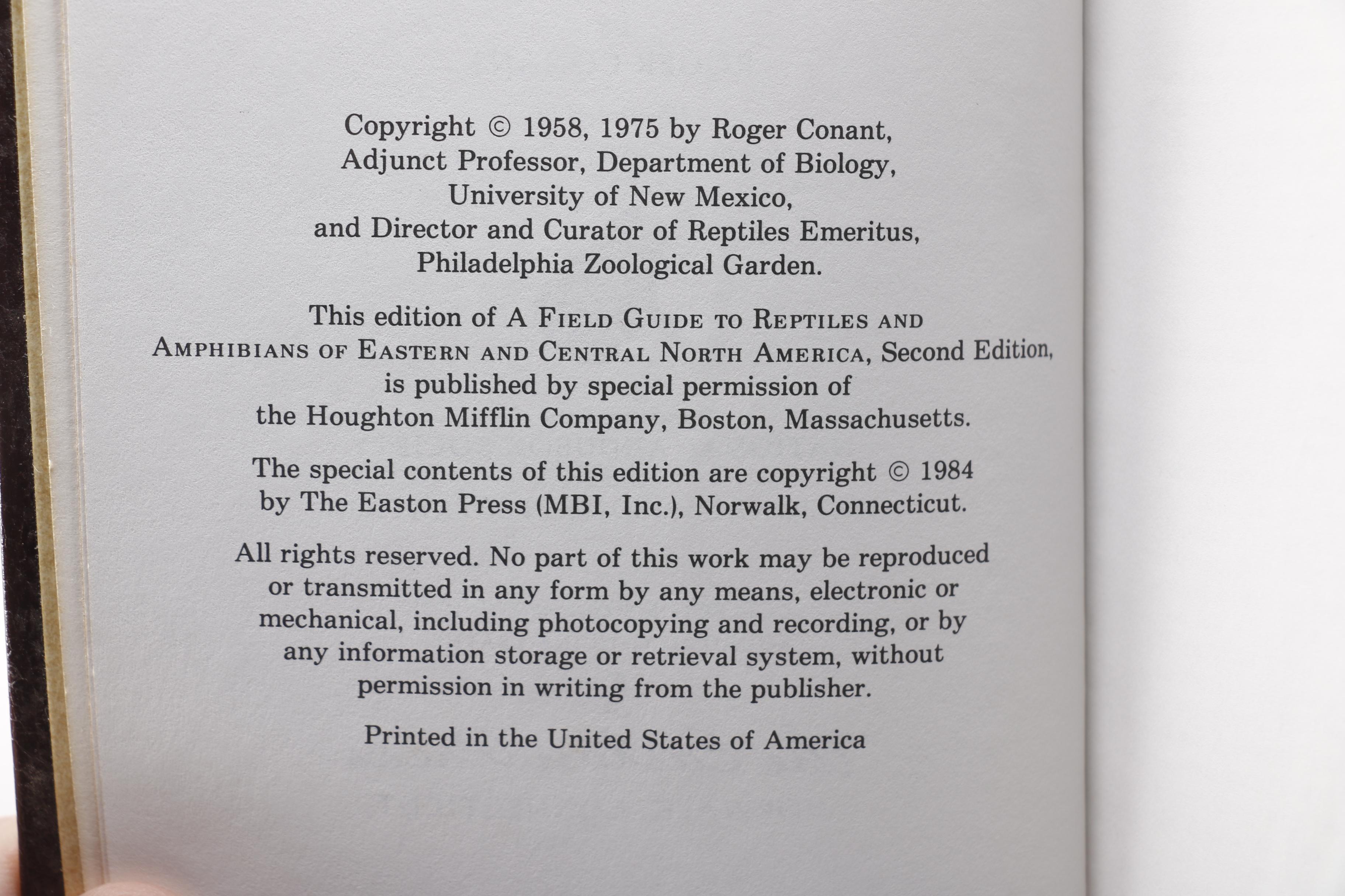 Four 50th Anniversary and Two Early Editions From "Peterson Field Guide Series"