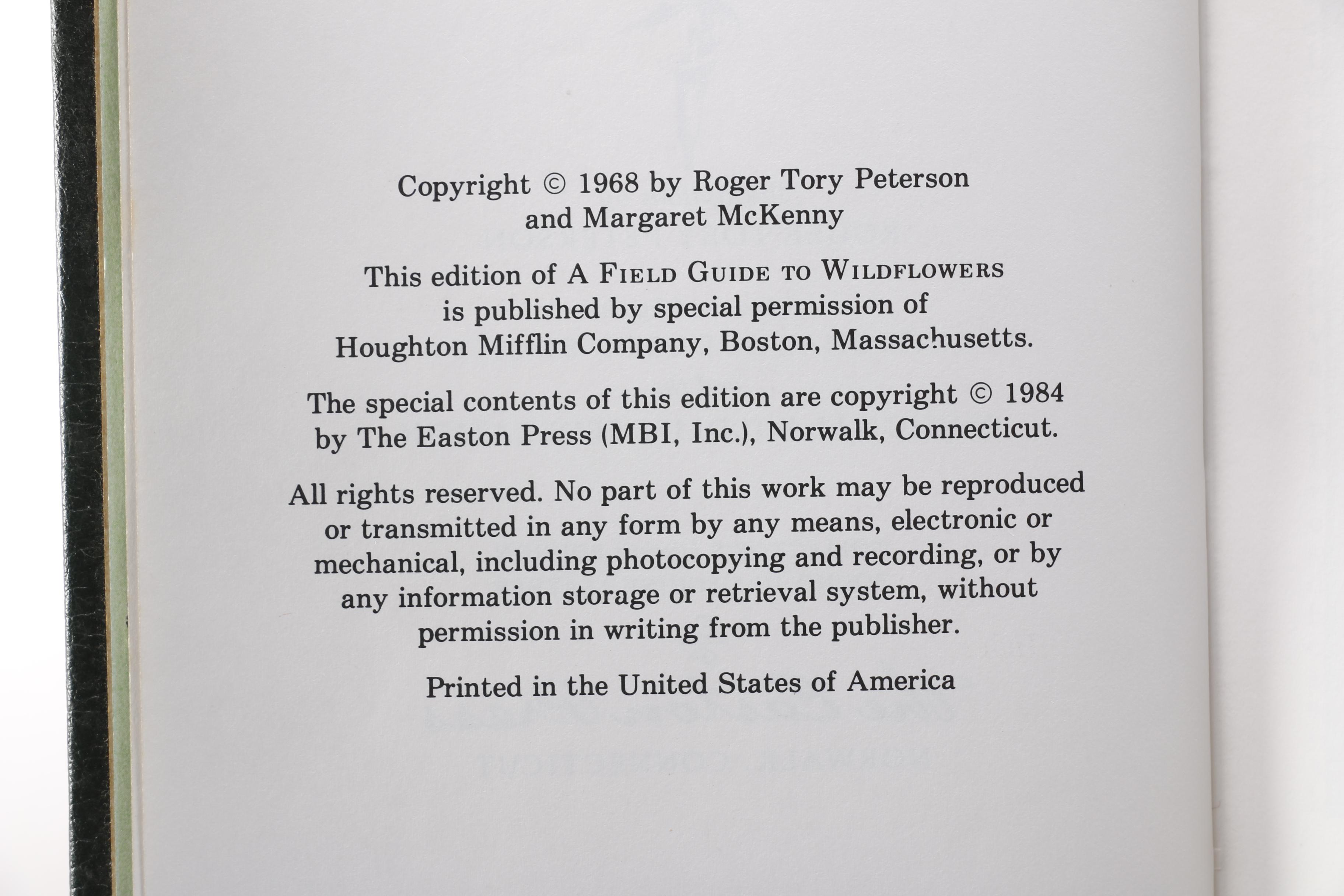 Four 50th Anniversary and Two Early Editions From "Peterson Field Guide Series"