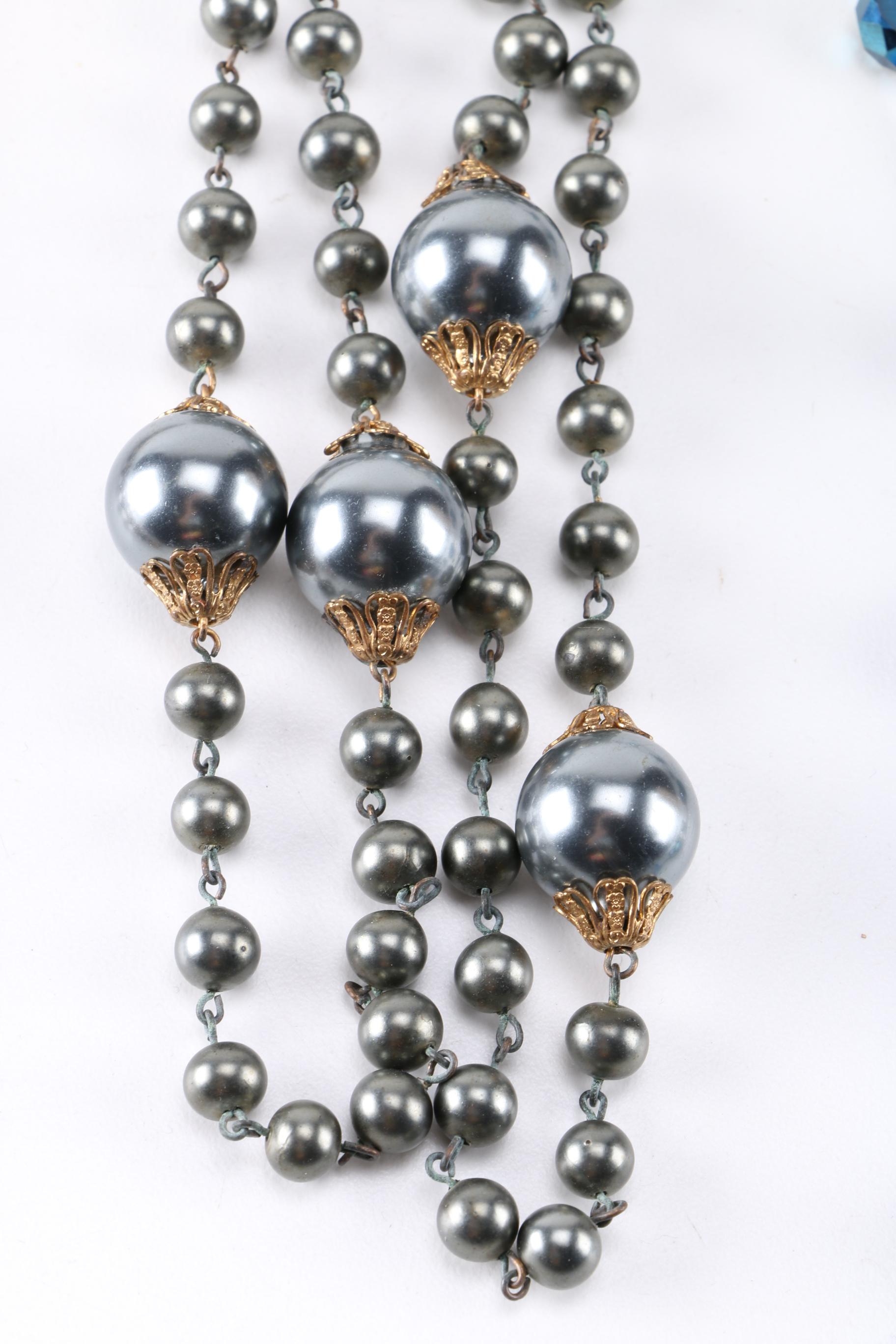 Beaded Costume Jewelry Including Tiger's Eye