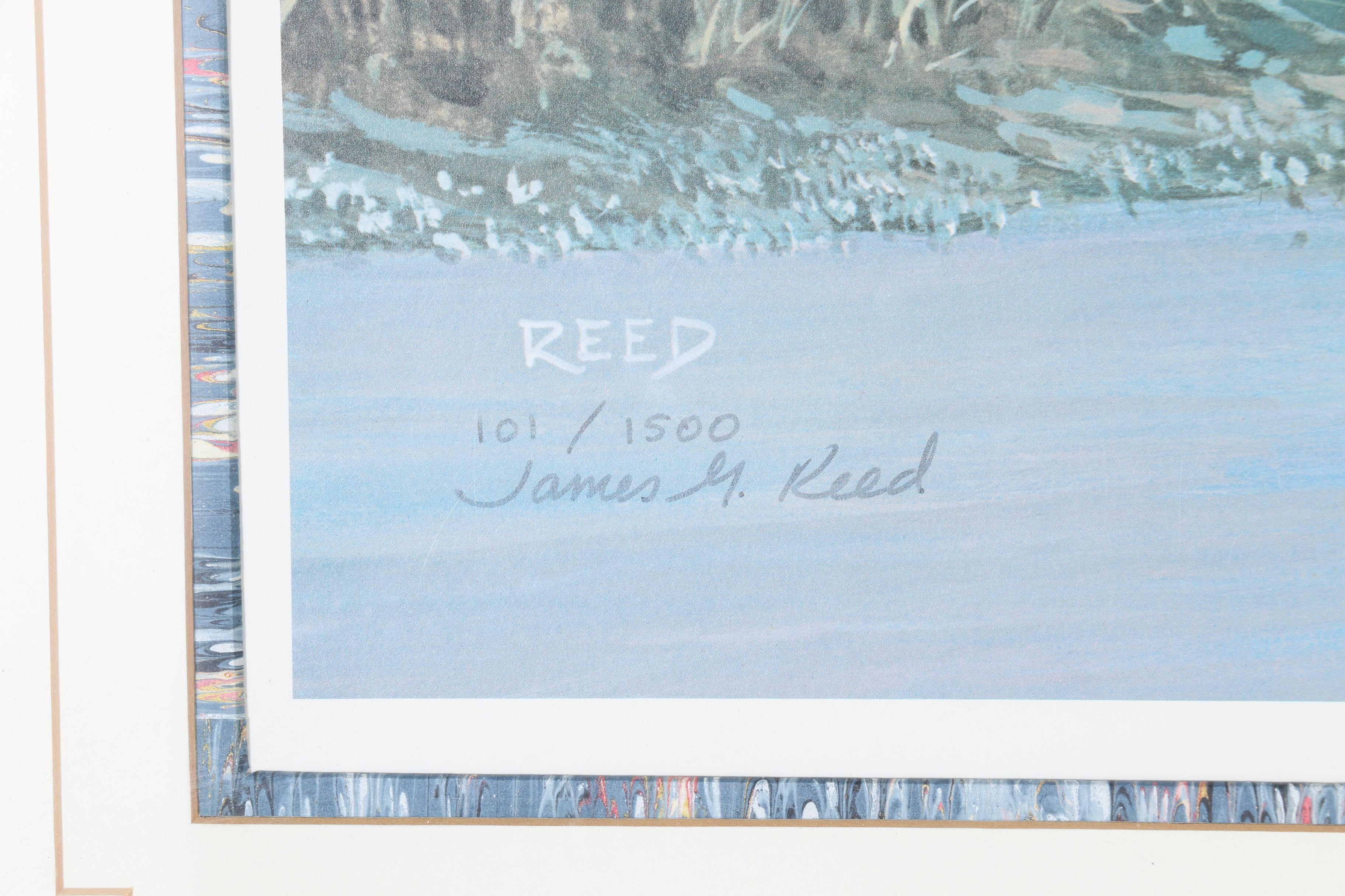 James Reed Limited Edition Offset Lithograph "Morning Glow"