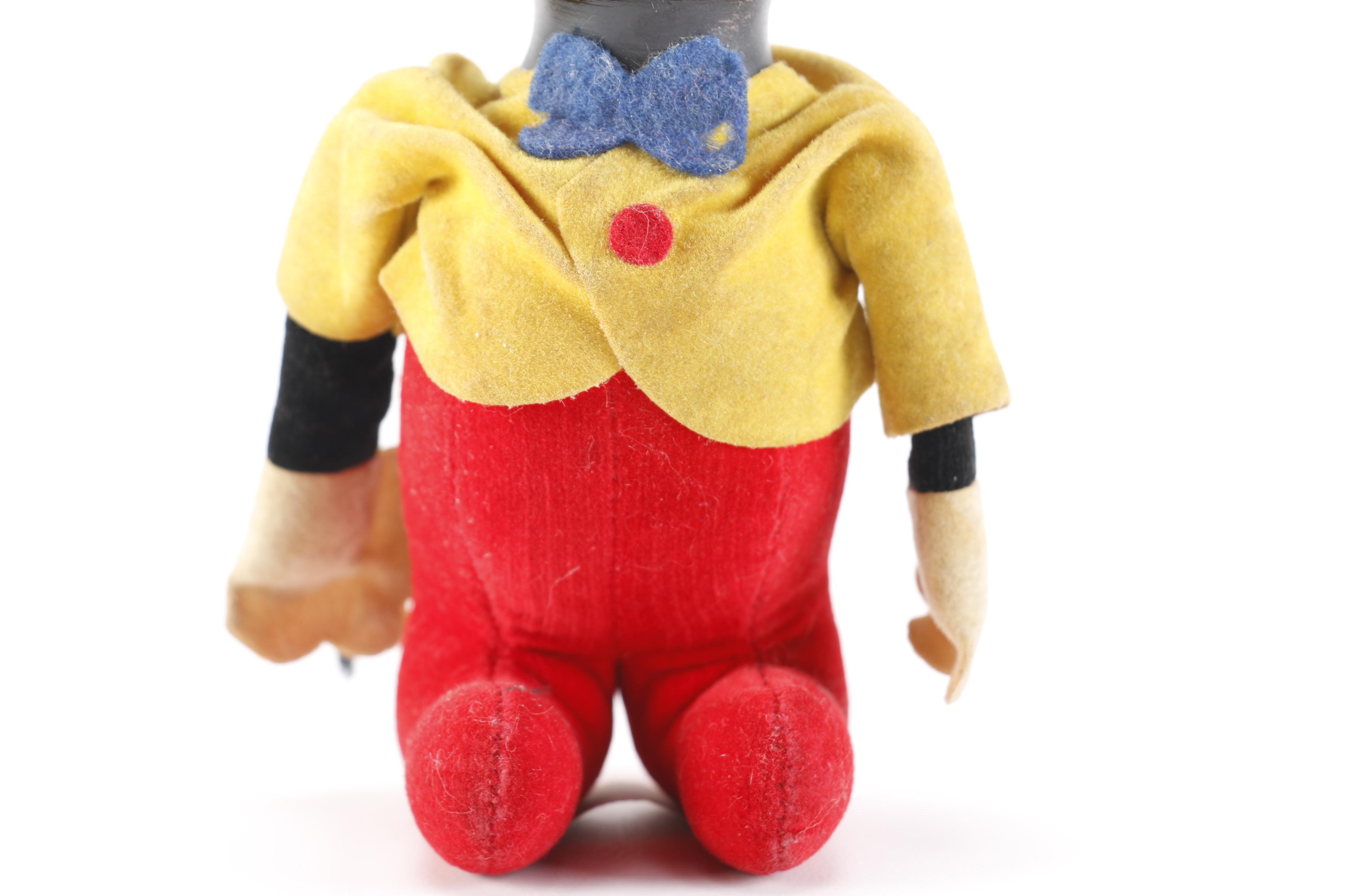 Vintage Mickey Mouse Wood Filled Toy