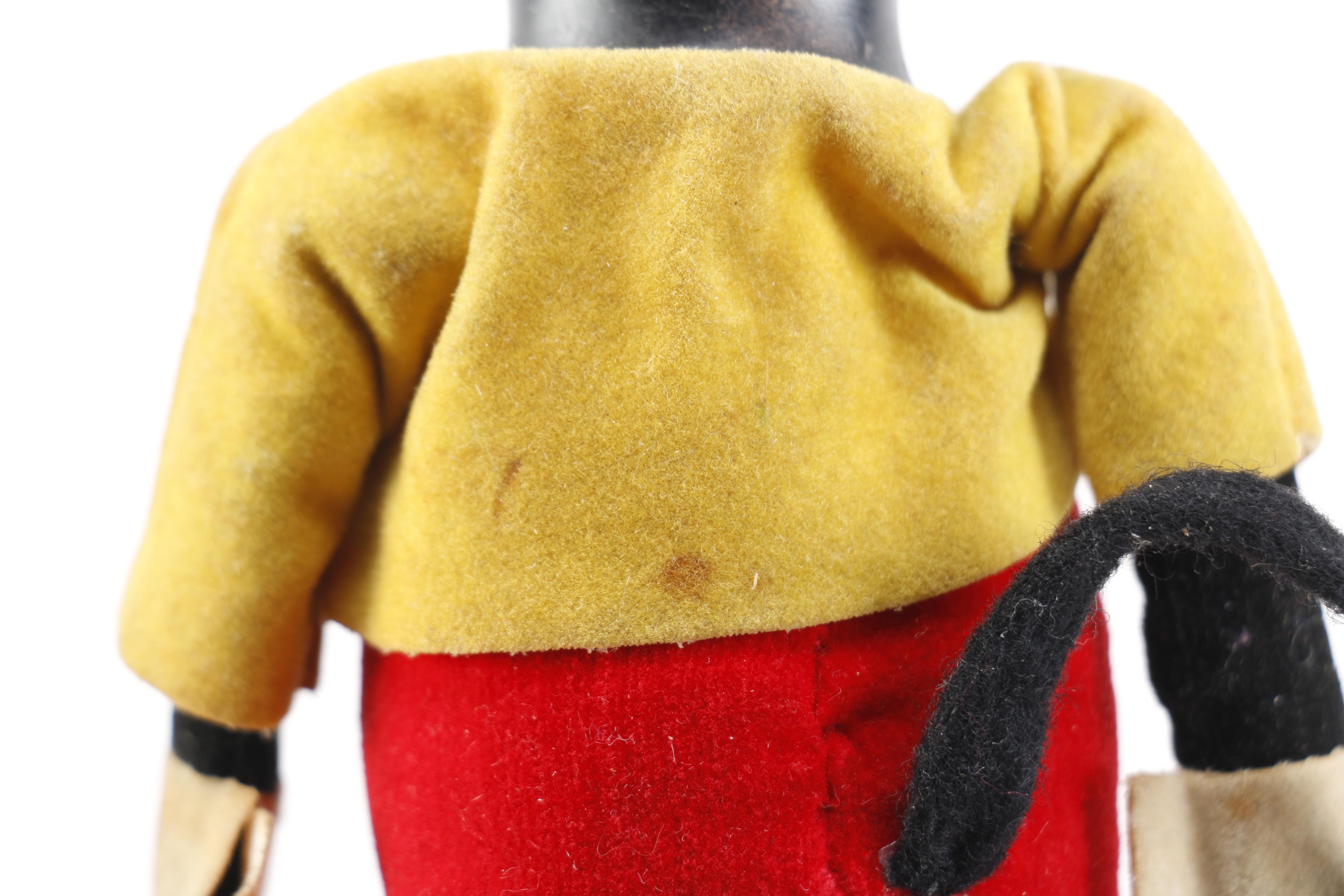 Vintage Mickey Mouse Wood Filled Toy