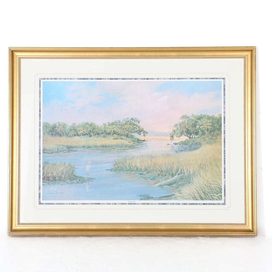 James Reed Limited Edition Offset Lithograph "Morning Glow"