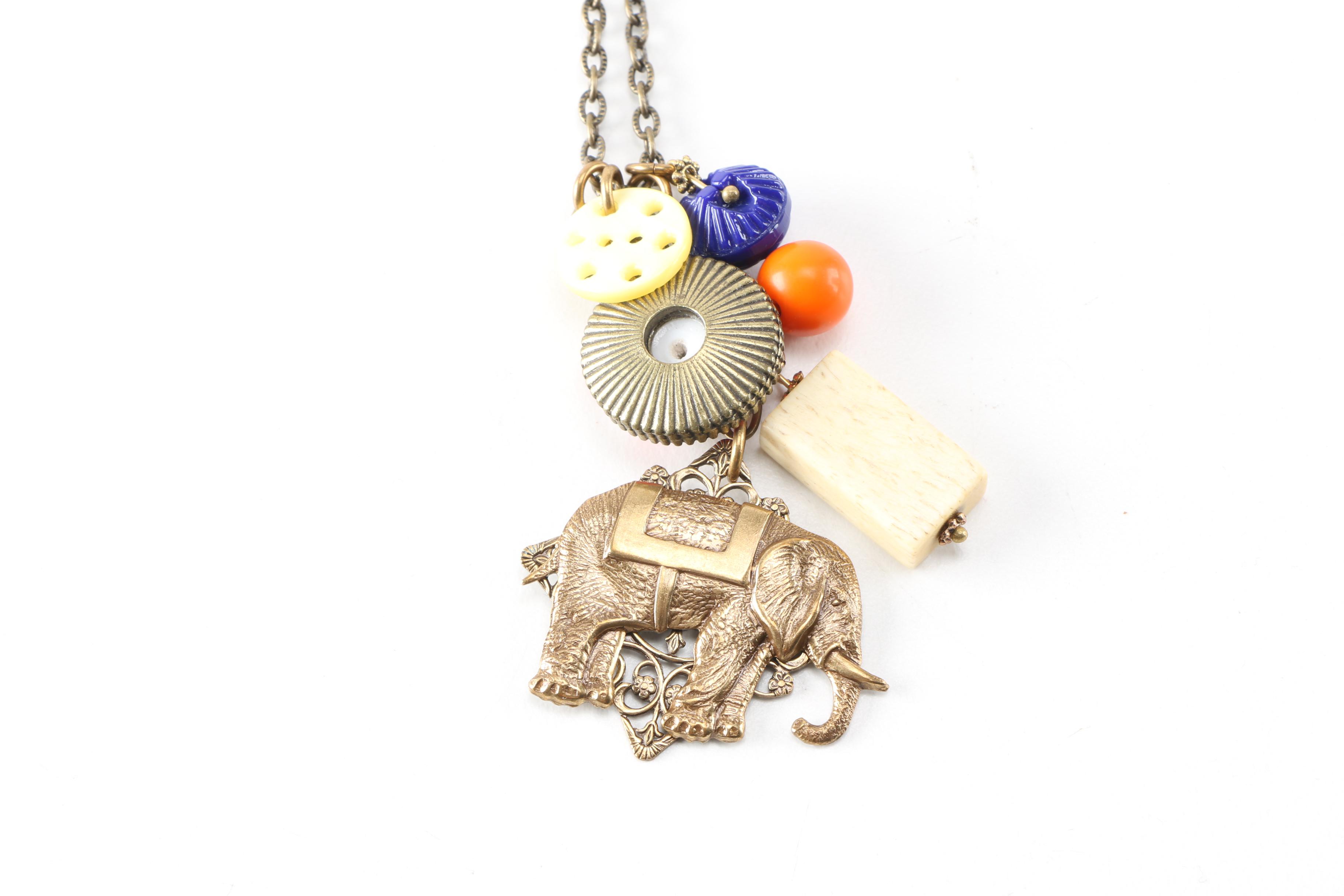 Brass Tone Costume Jewelry