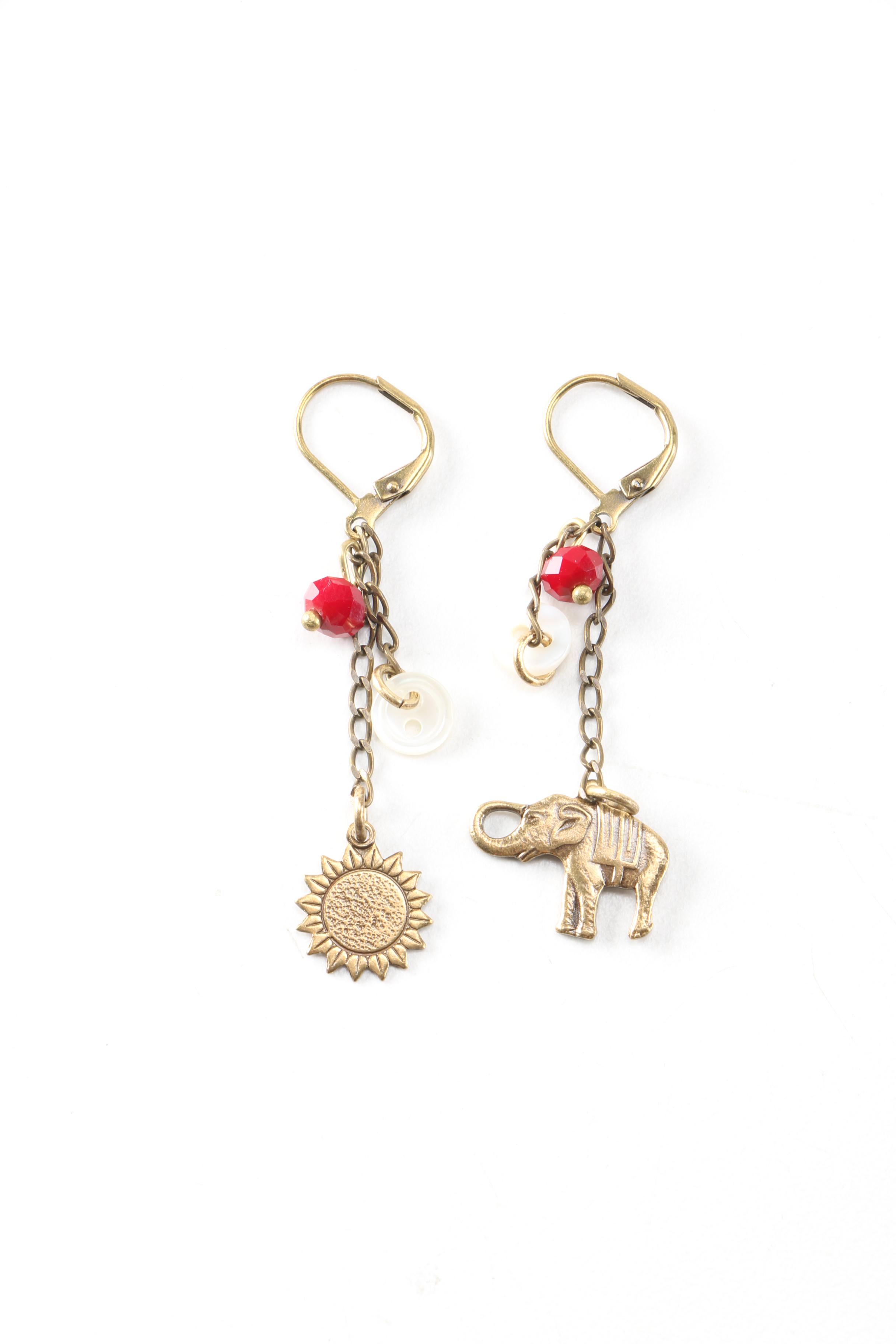 Brass Tone Costume Jewelry