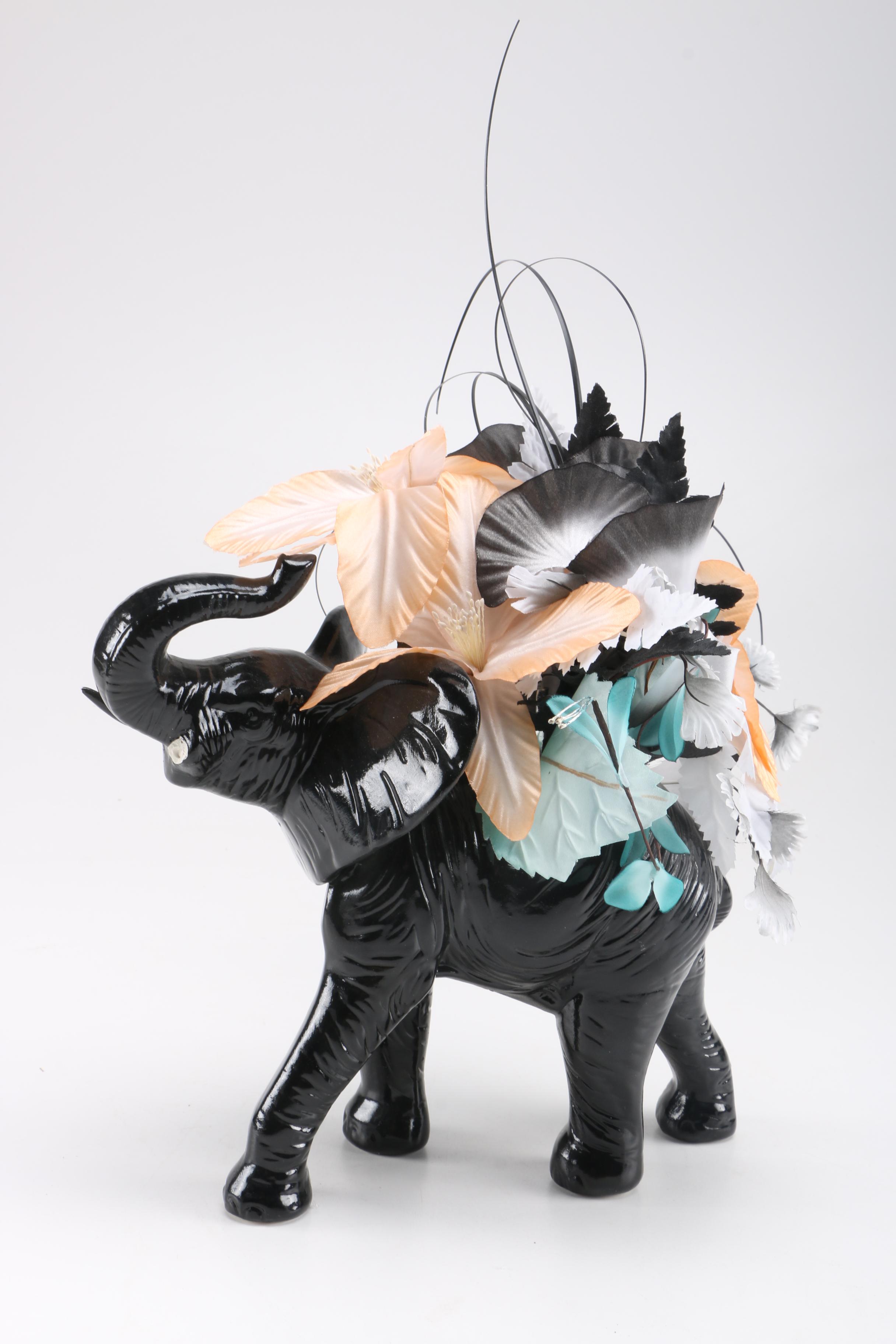 Elephant Planter Decor Piece