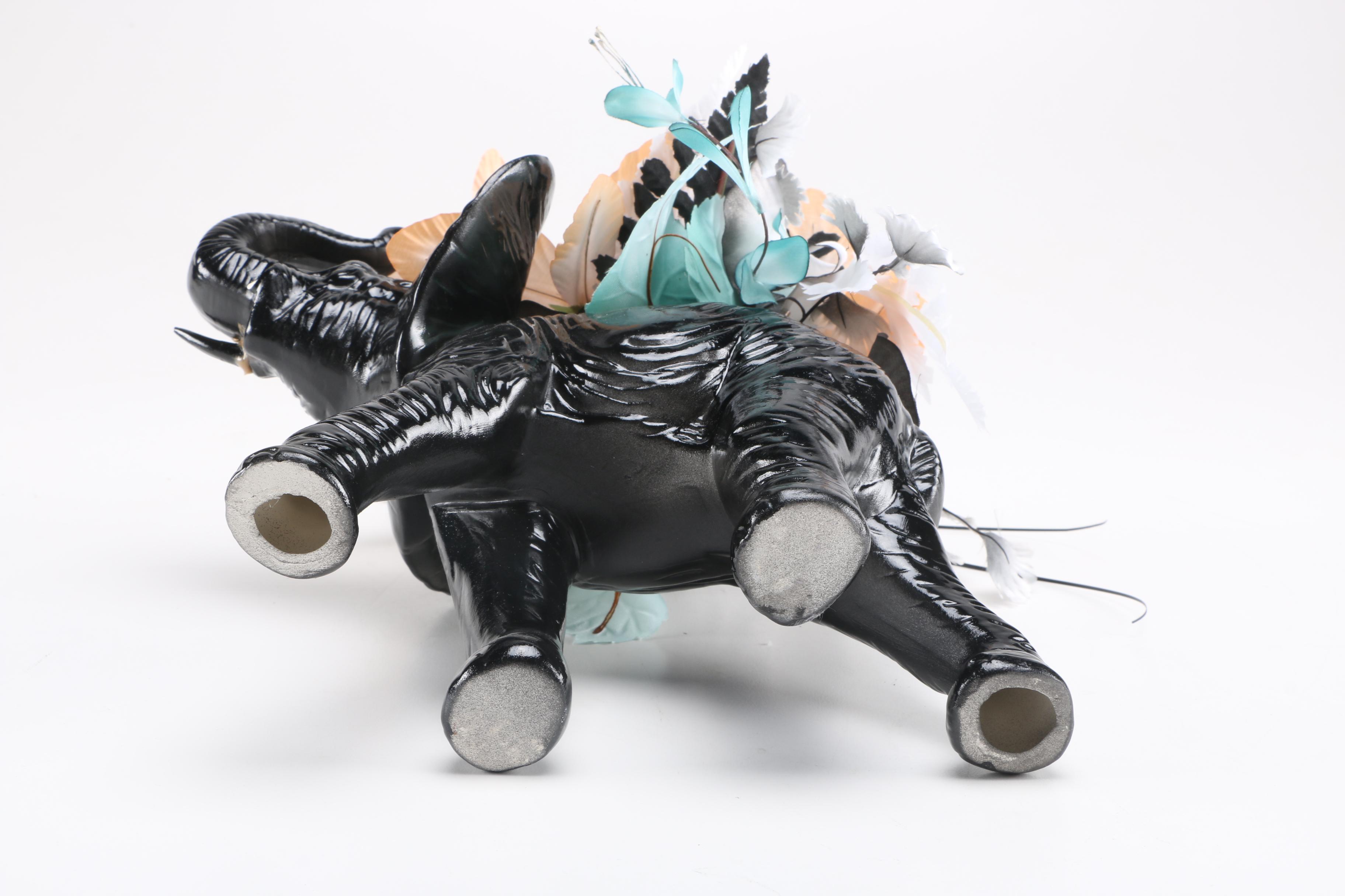 Elephant Planter Decor Piece