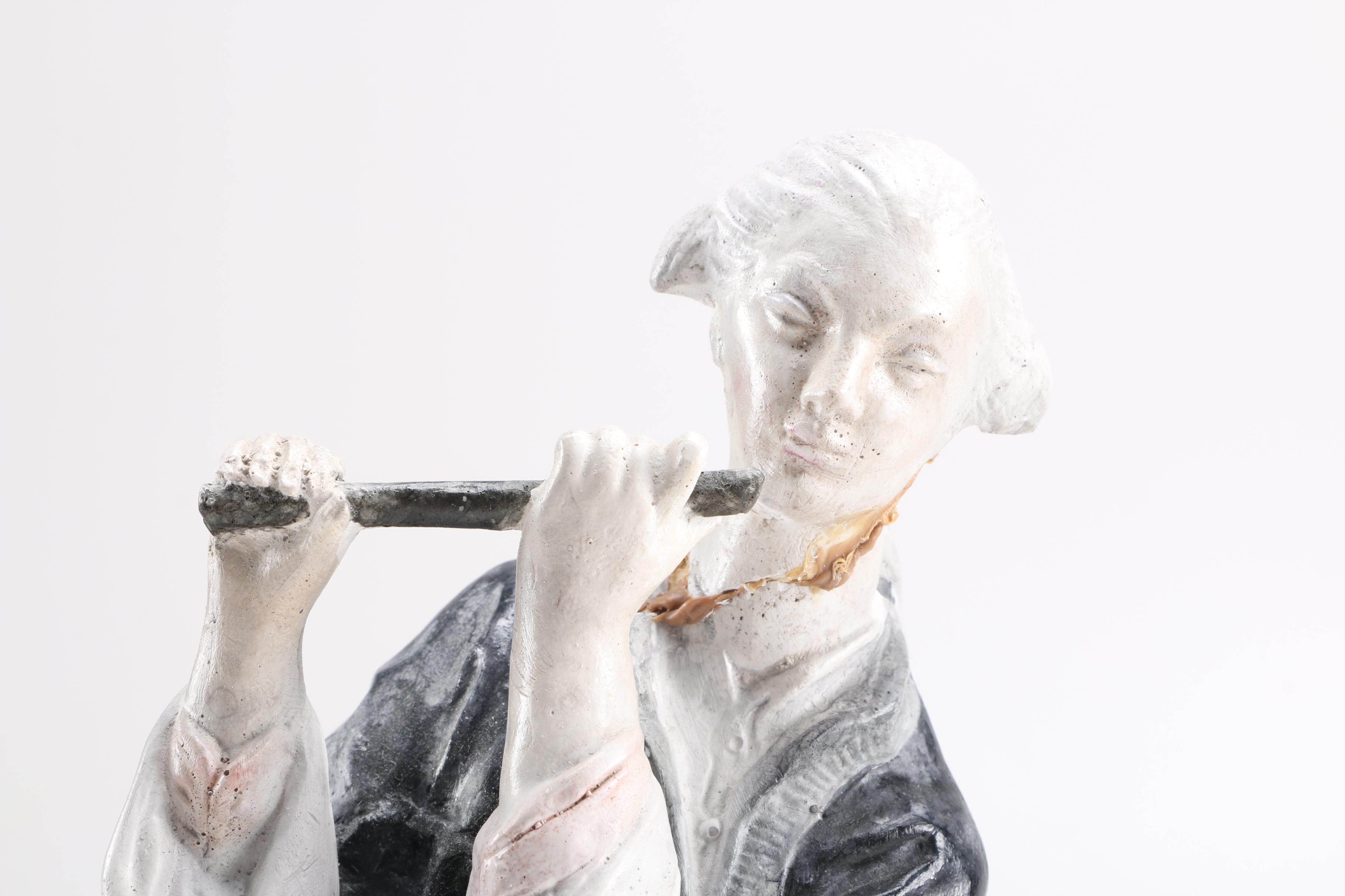 Chinese Style Ceramic and Plaster Figurines