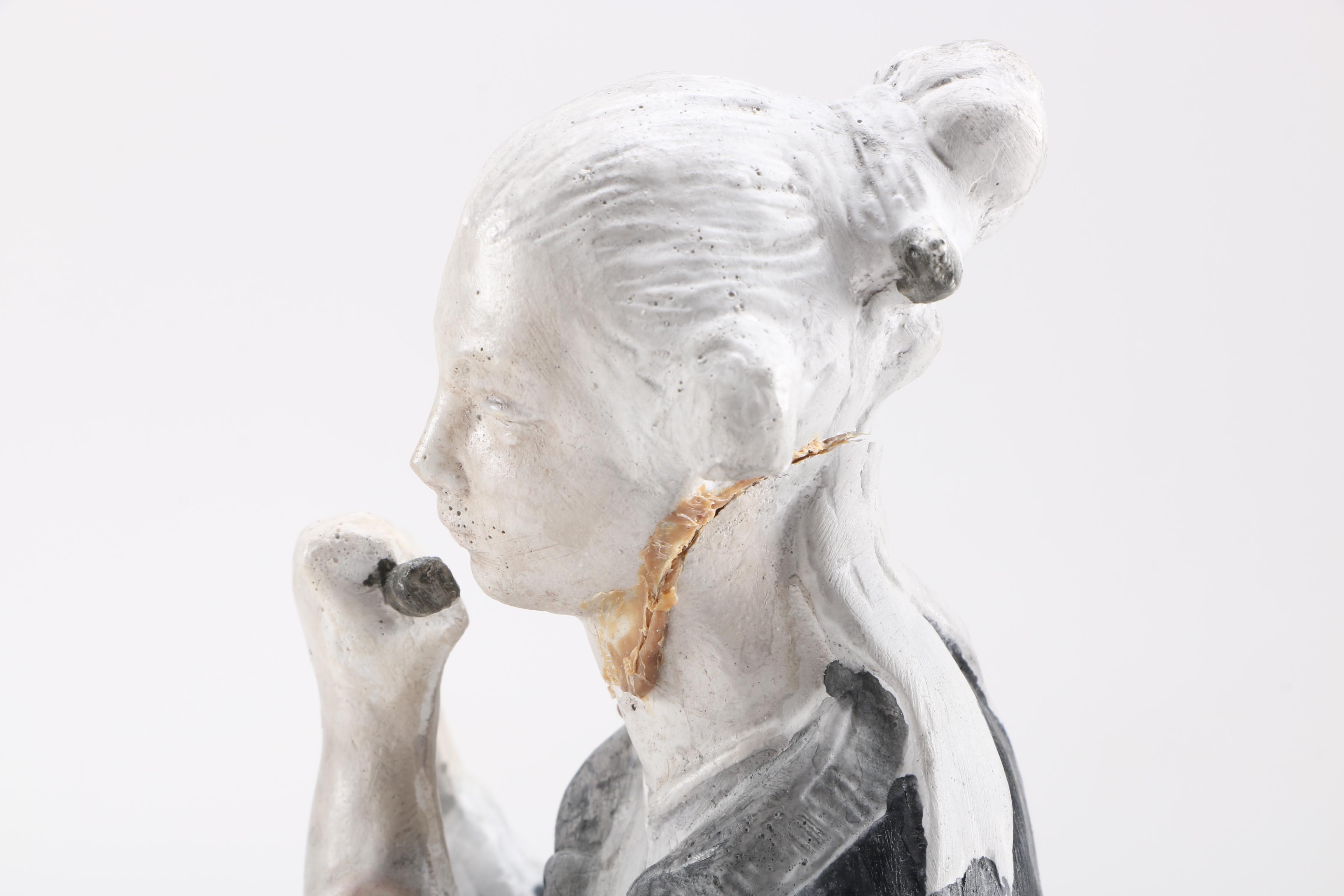 Chinese Style Ceramic and Plaster Figurines