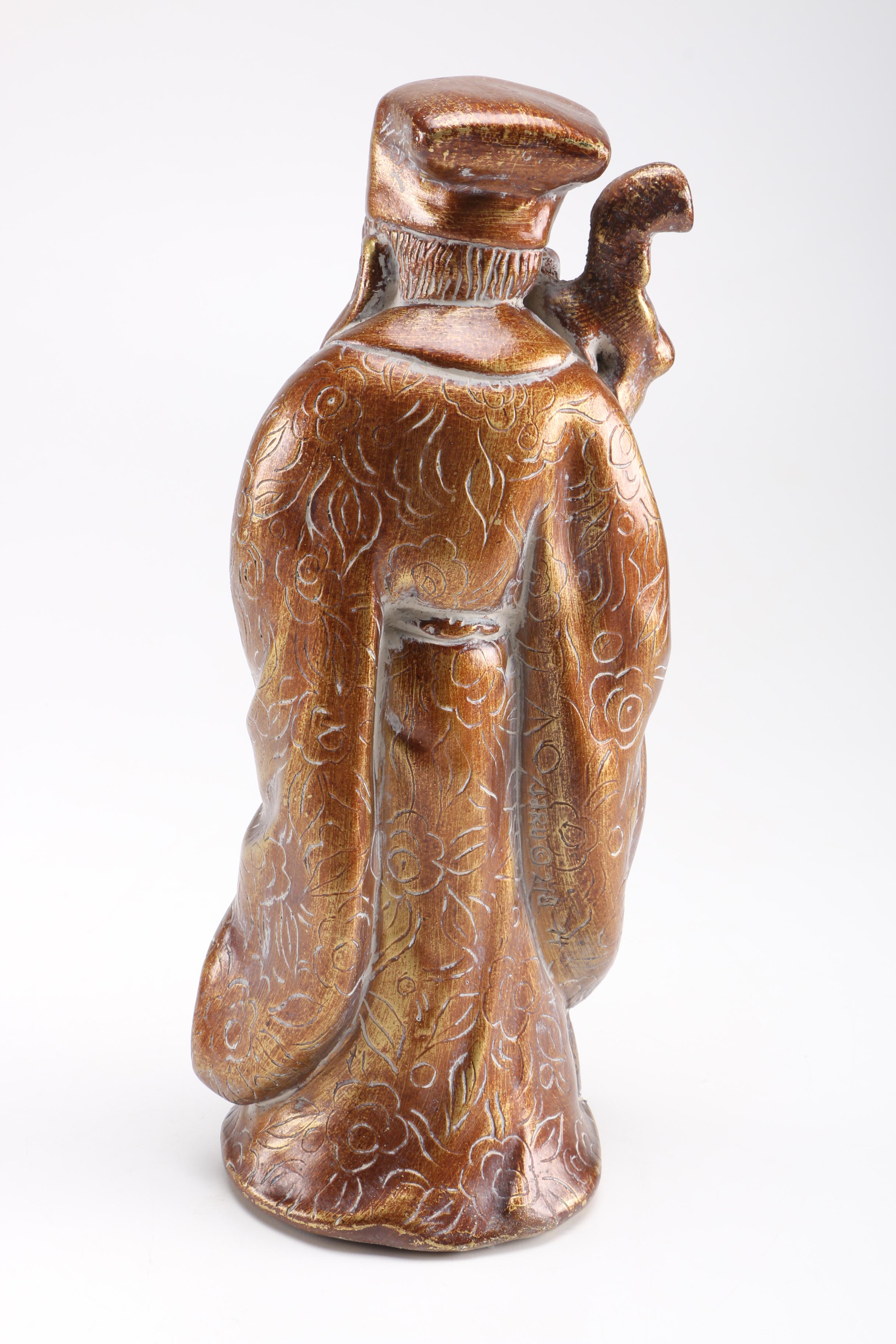 Chinese Style Ceramic and Plaster Figurines