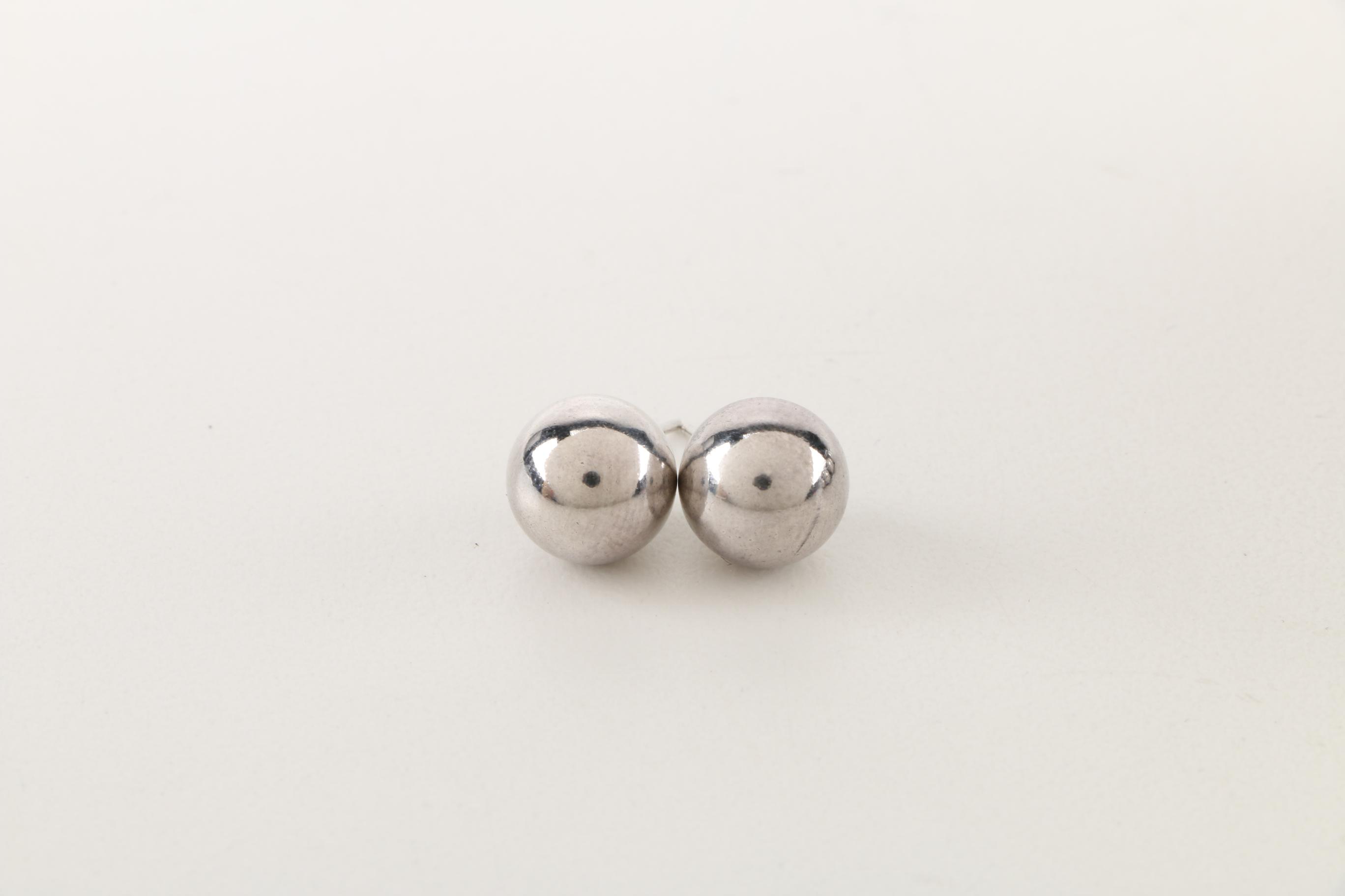 Sterling Silver Cuff and Earrings