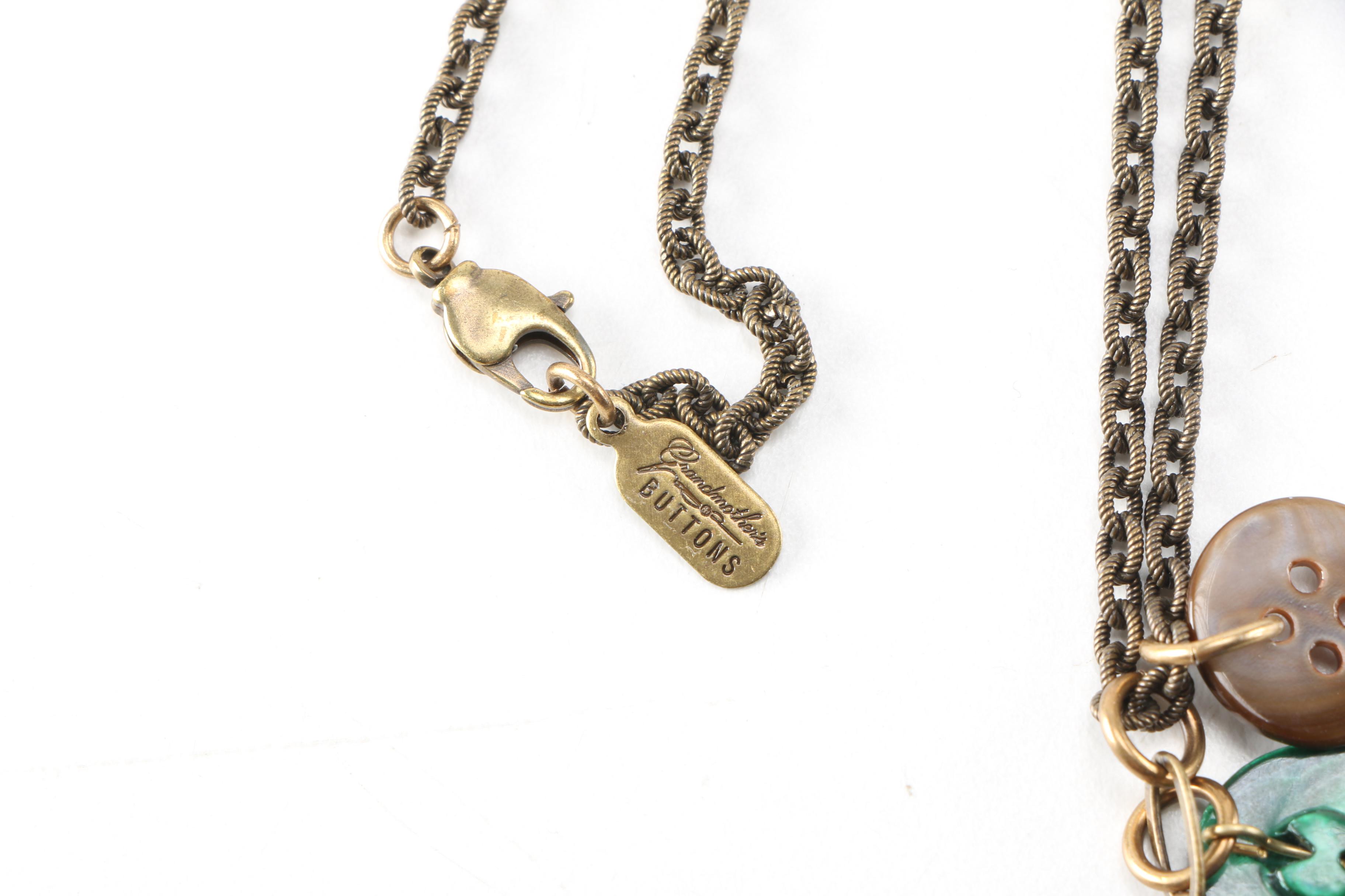 Re-Purposed Button Jewelry