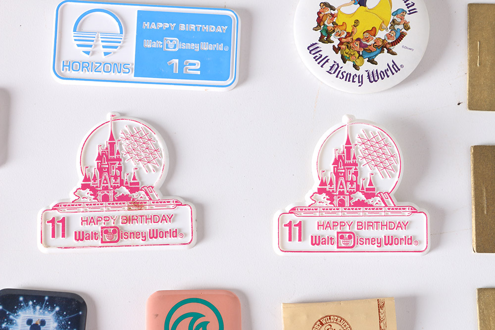 Disney Collectibles Including Anniversary Pins