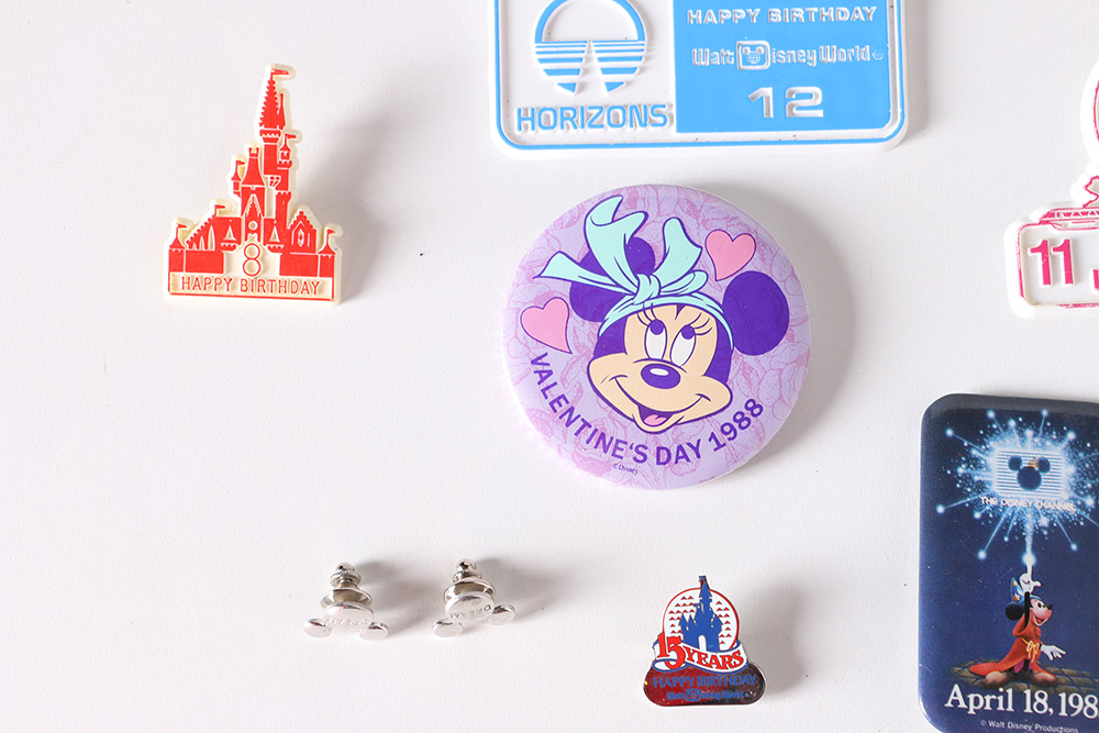 Disney Collectibles Including Anniversary Pins