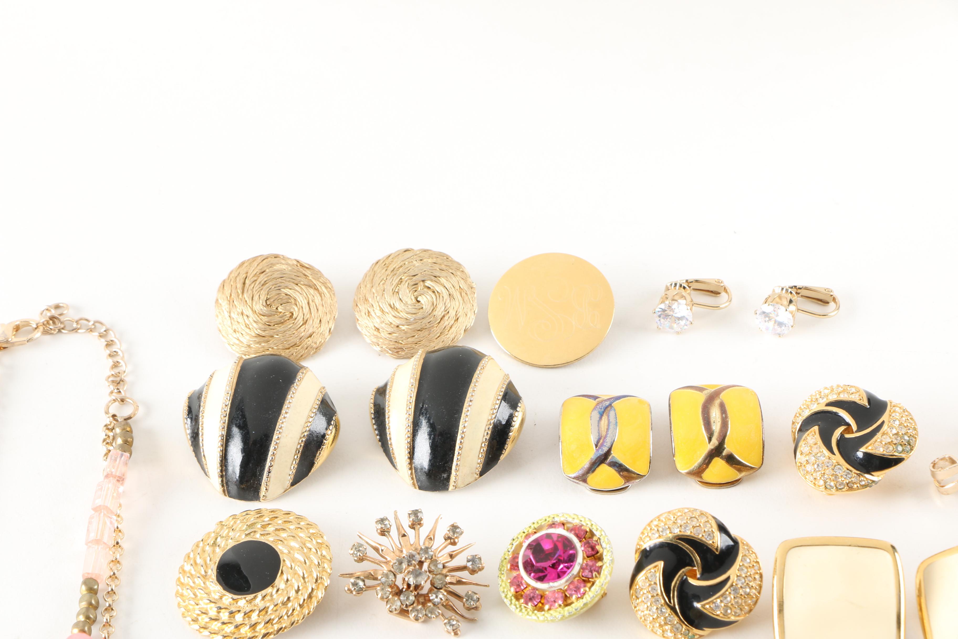 Vintage Costume Jewelry Including Swarovski
