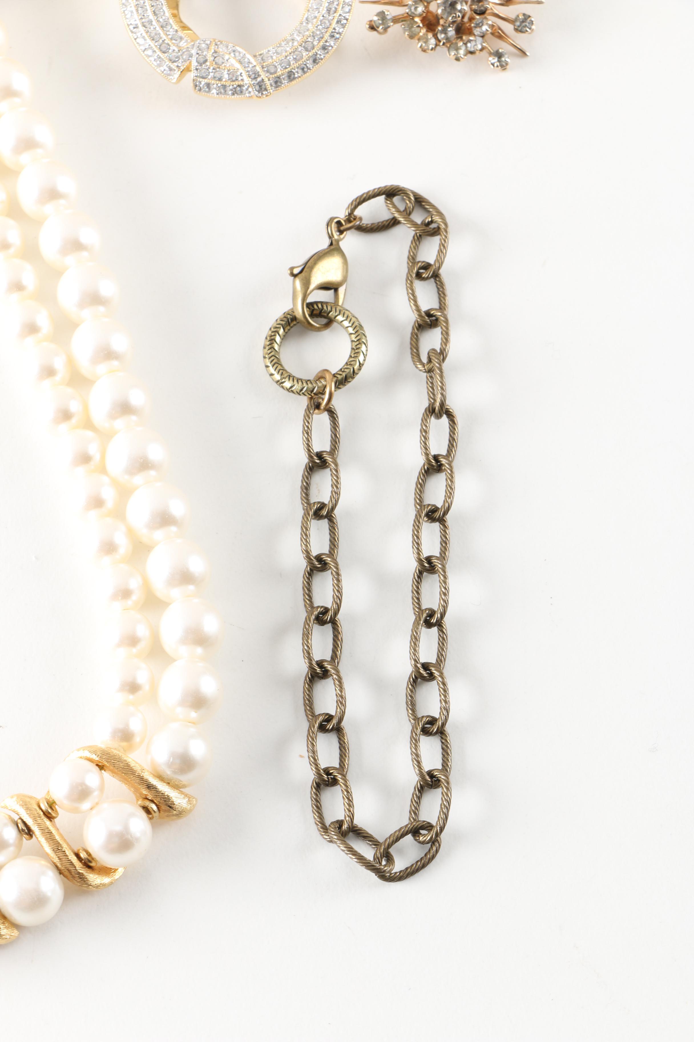 Vintage Costume Jewelry Including Swarovski