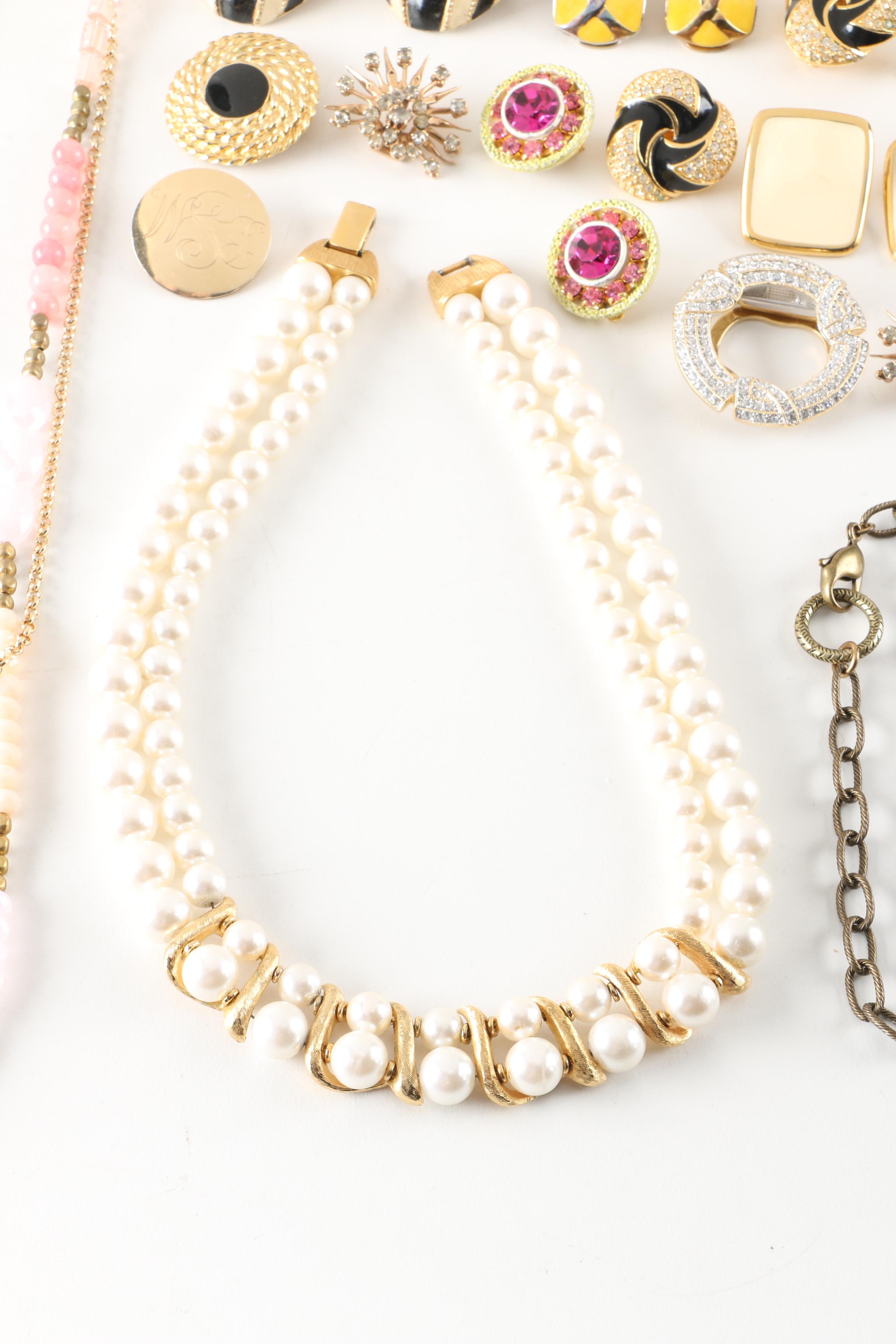 Vintage Costume Jewelry Including Swarovski