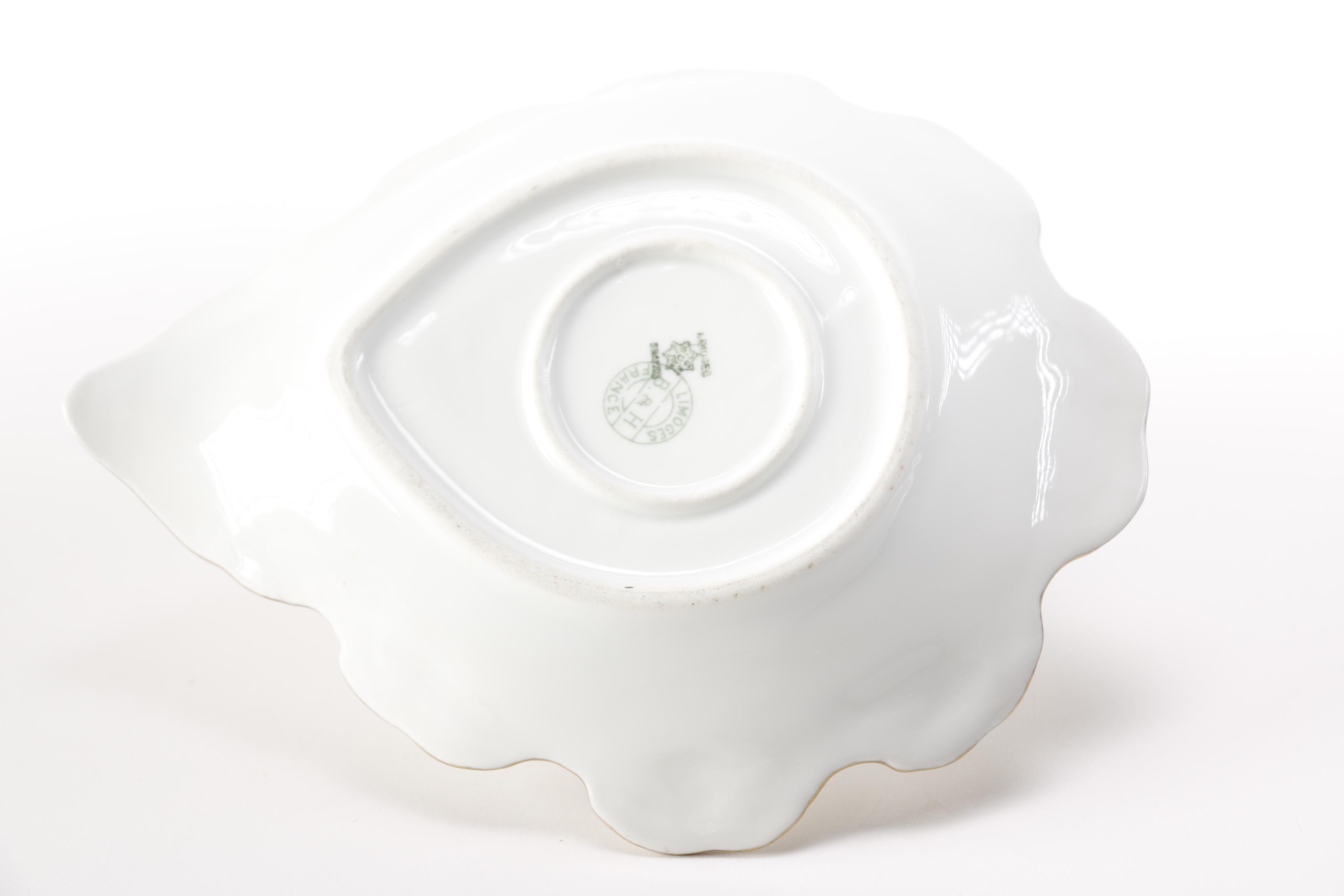 Limoges Gravy Boat and Saucer