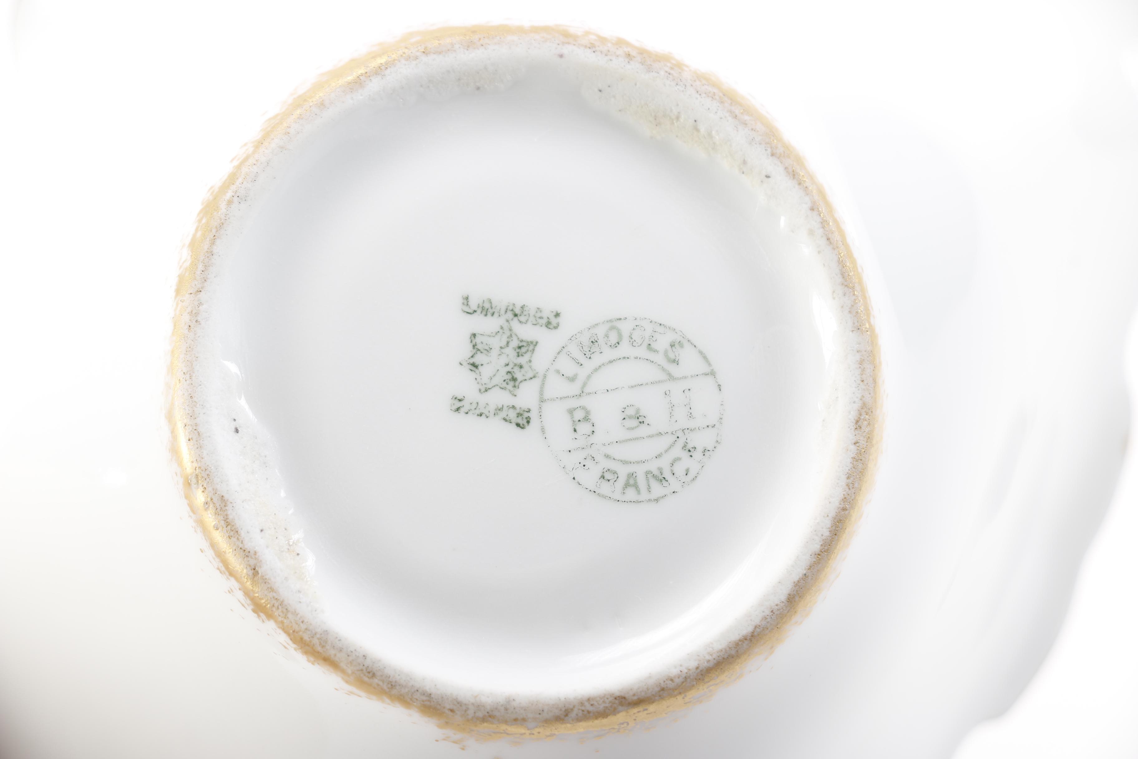 Limoges Gravy Boat and Saucer