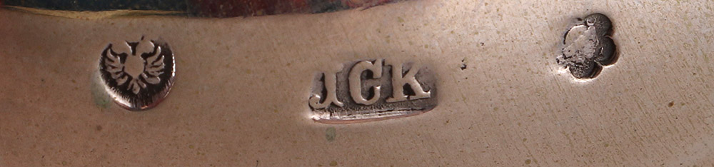 Austria-Hungary Josef Carl von Klinkosch 800 Silver Candlesticks