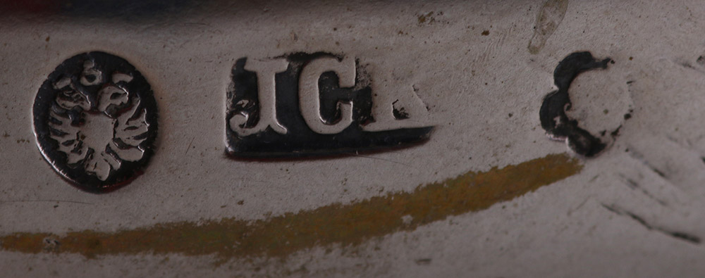 Austria-Hungary Josef Carl von Klinkosch 800 Silver Candlesticks