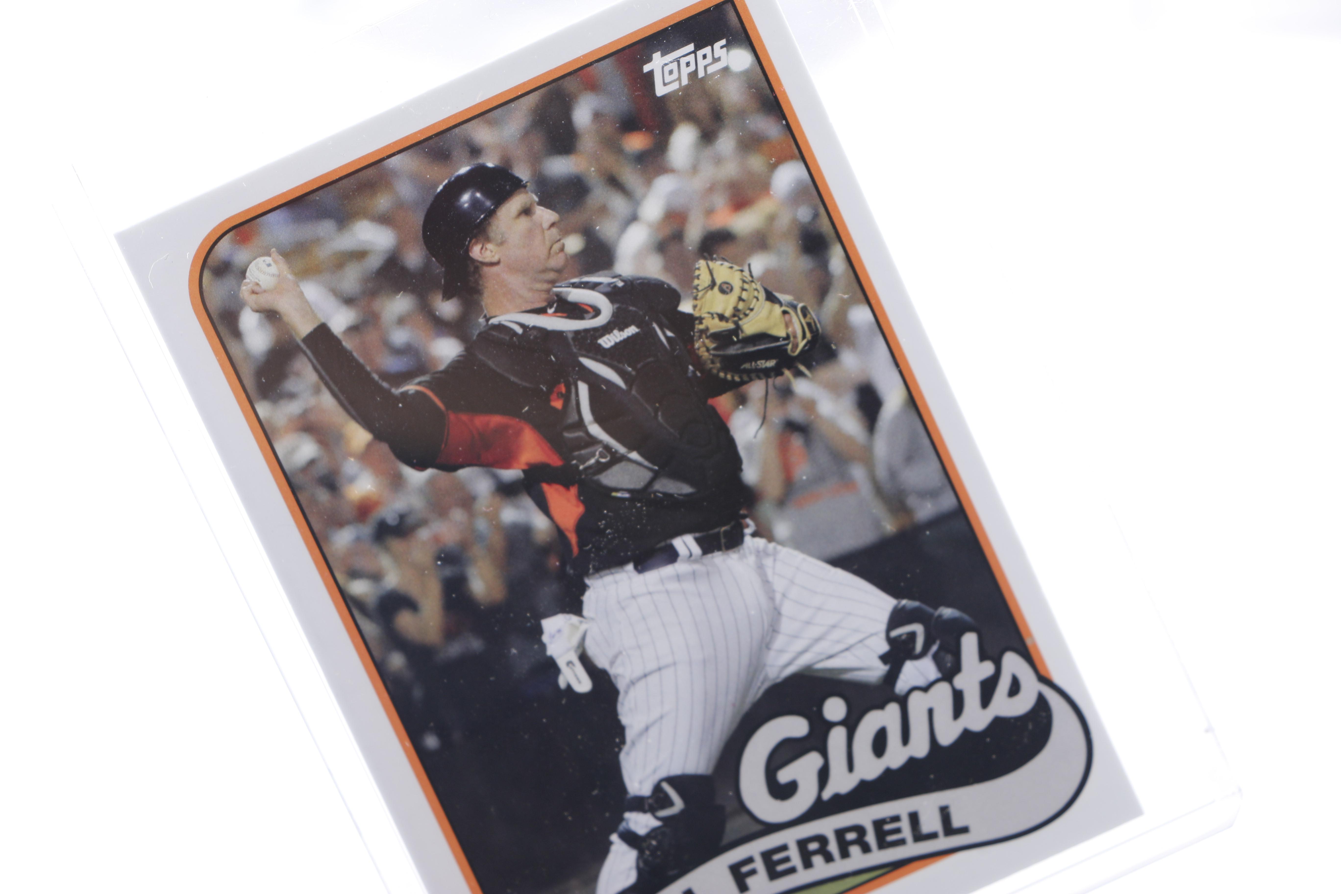 Modern Baseball Cards Featuring Will Ferrell