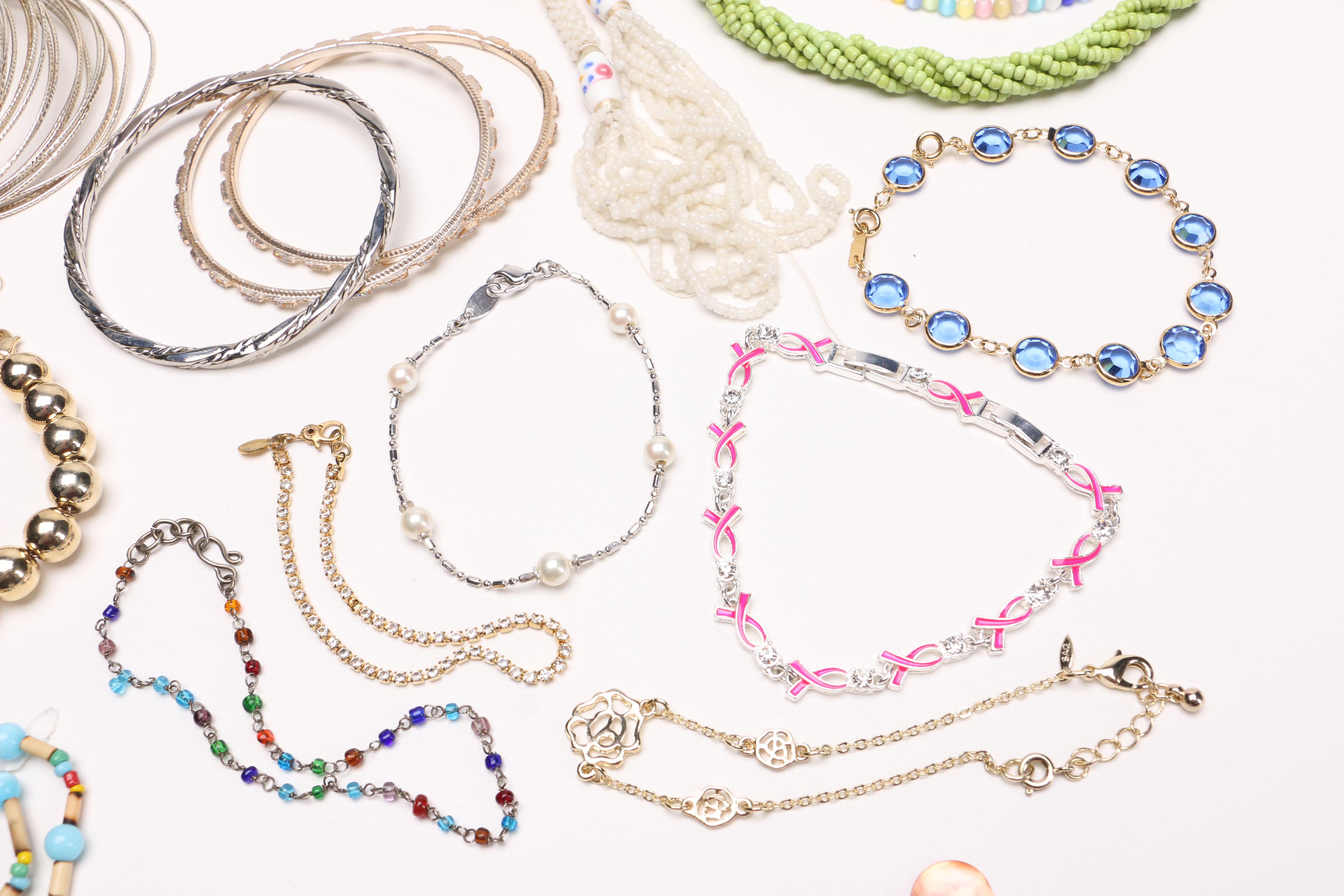 Costume Jewelry Necklaces and Bracelets