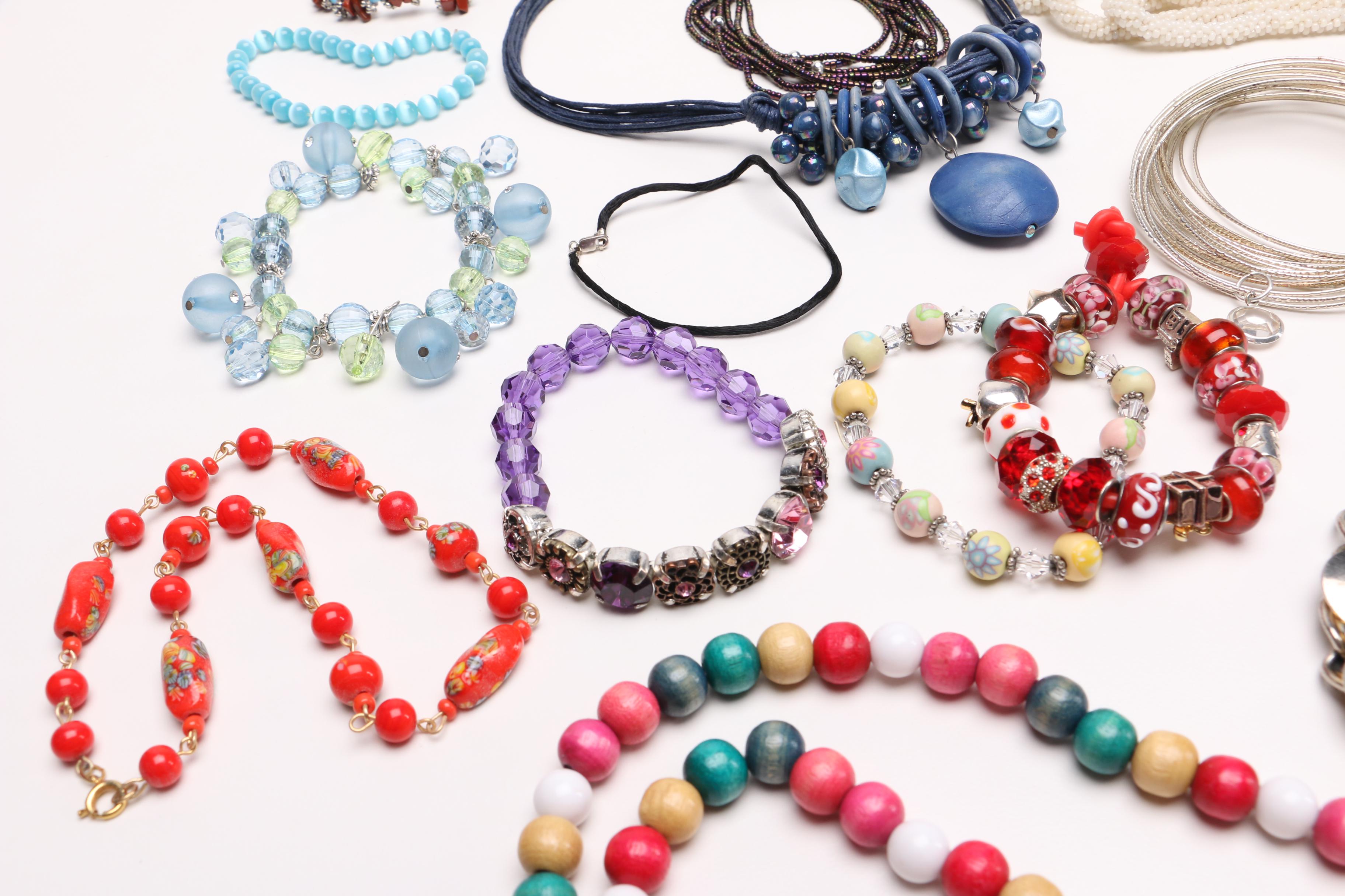 Costume Jewelry Necklaces and Bracelets