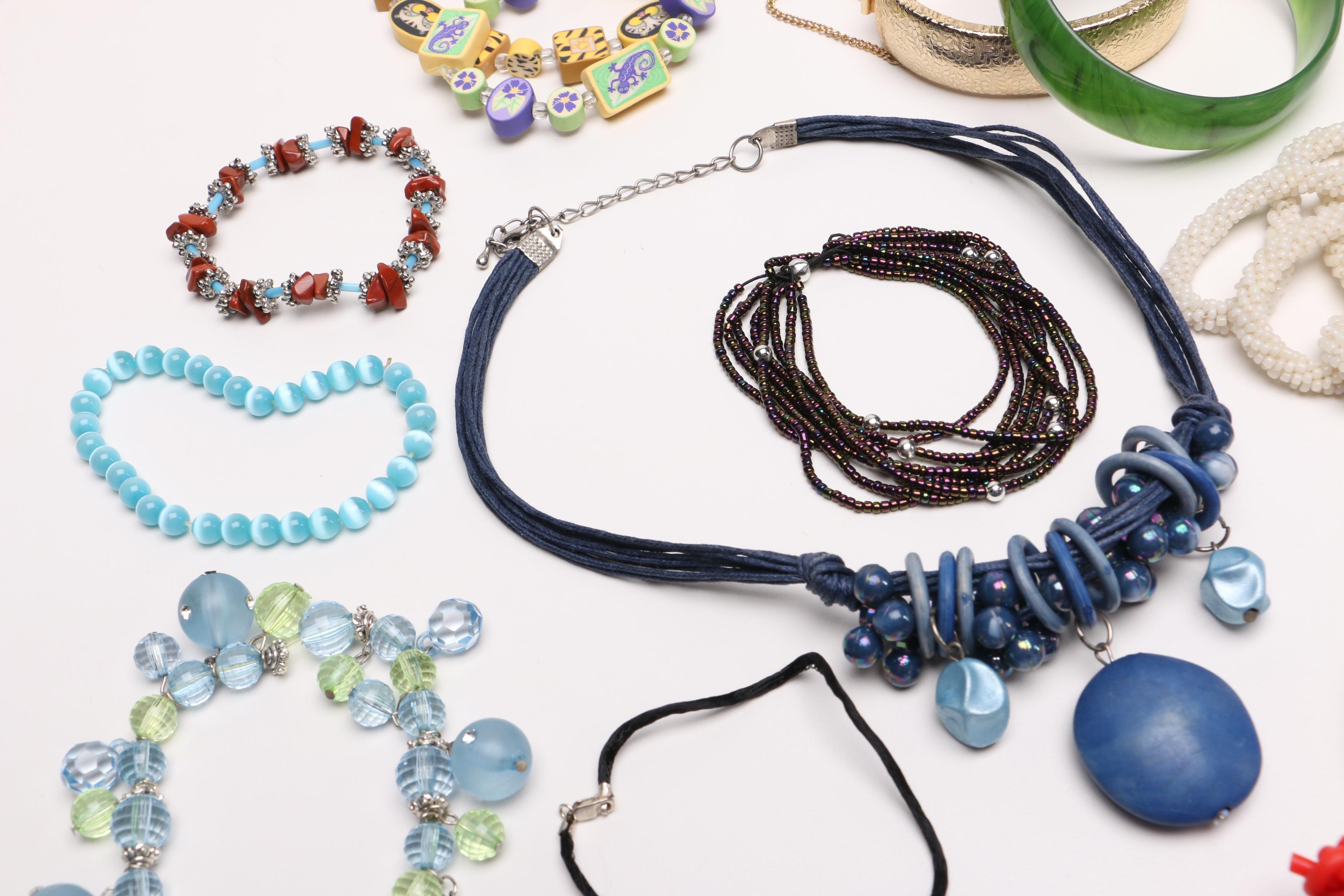 Costume Jewelry Necklaces and Bracelets