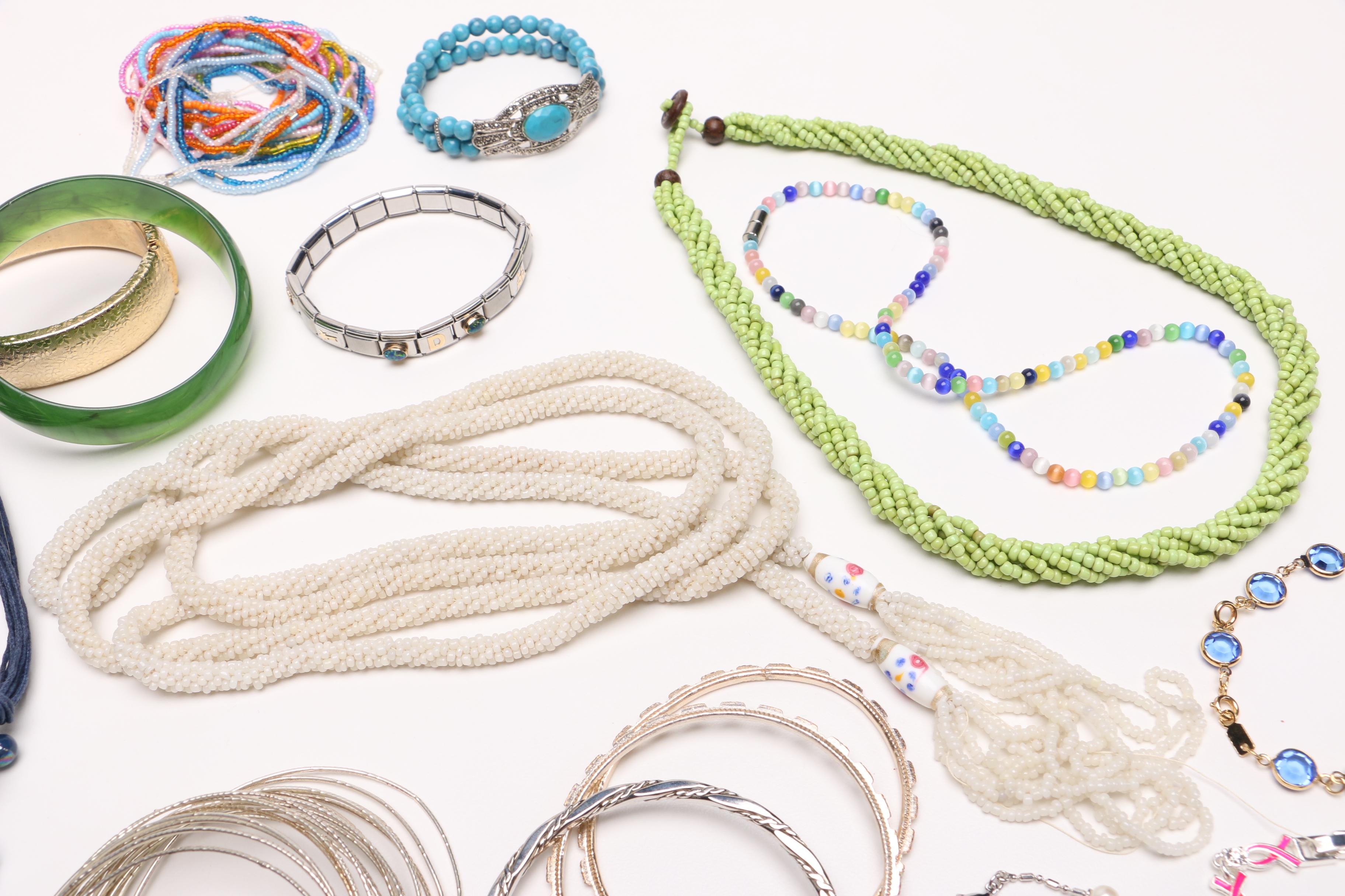 Costume Jewelry Necklaces and Bracelets