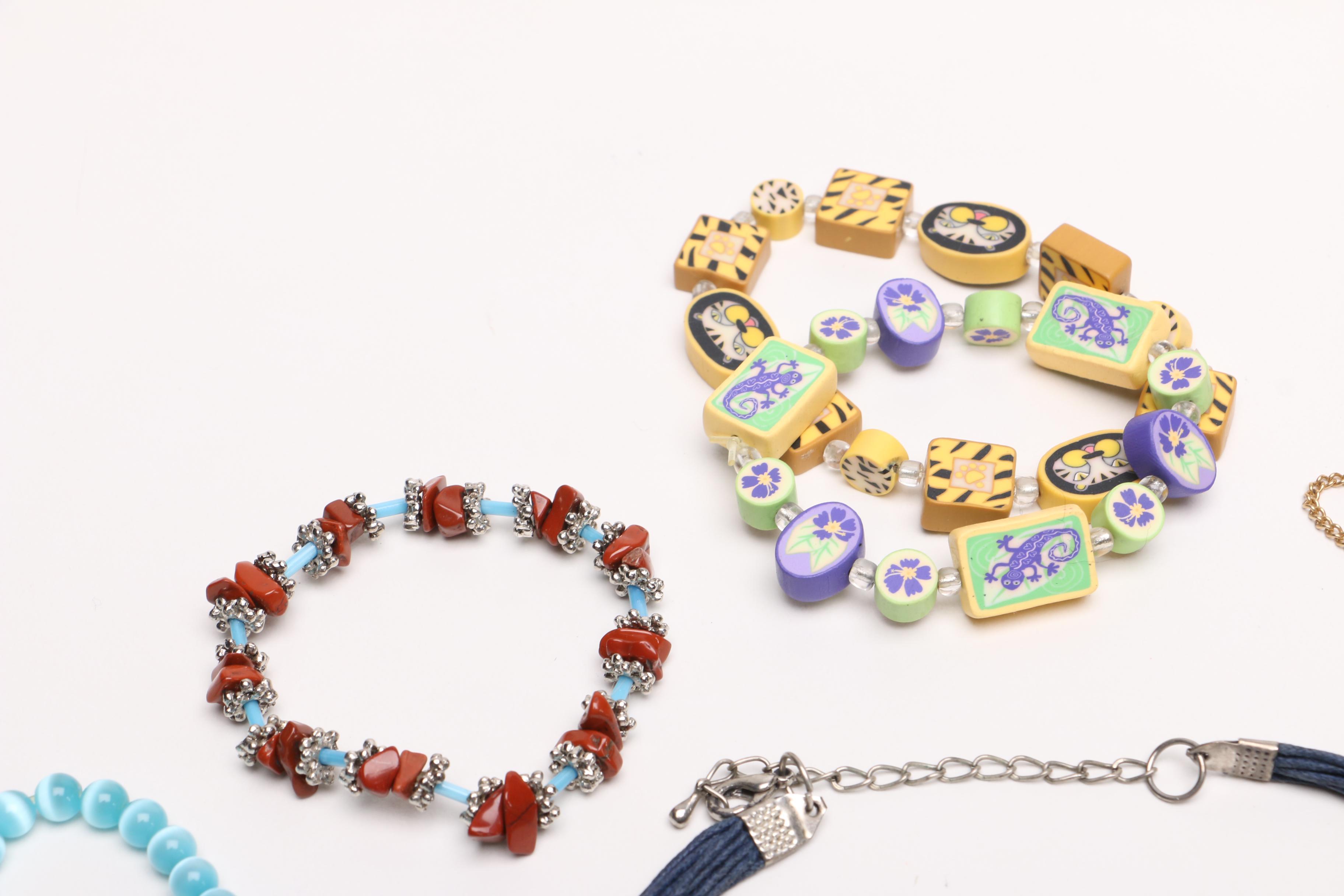 Costume Jewelry Necklaces and Bracelets