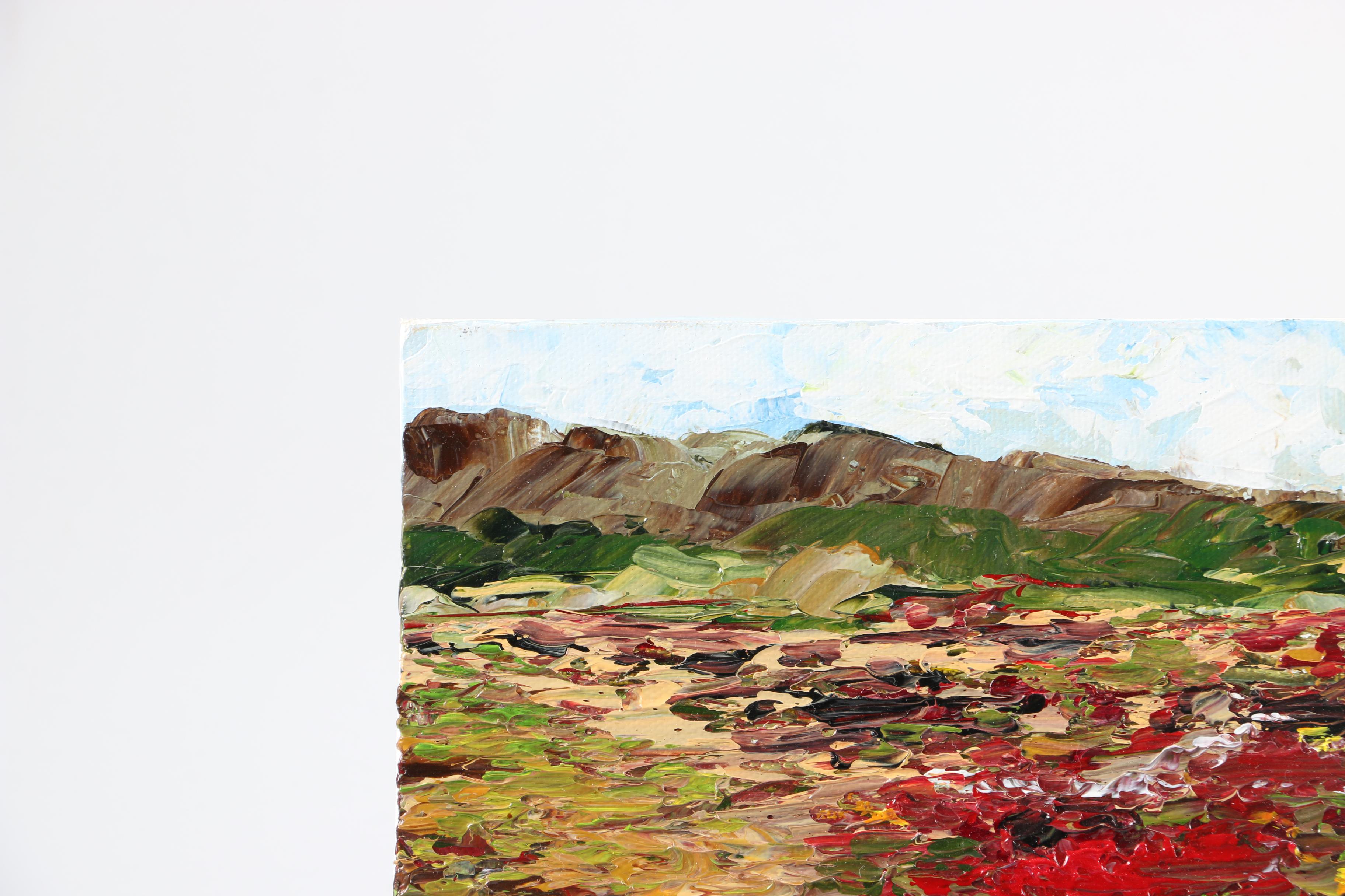 Impressionist Acrylic Painting on Canvas of Landscape