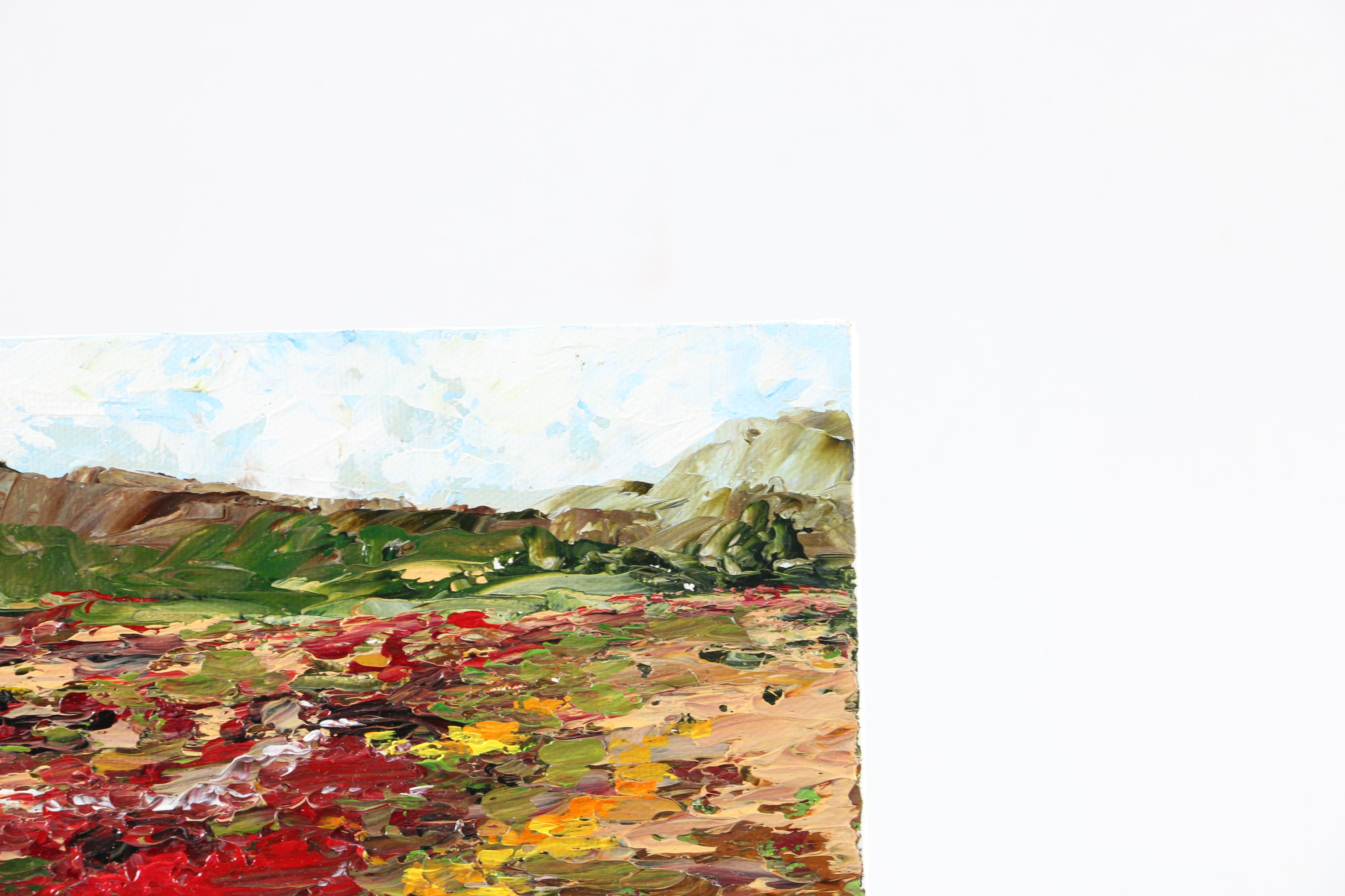 Impressionist Acrylic Painting on Canvas of Landscape