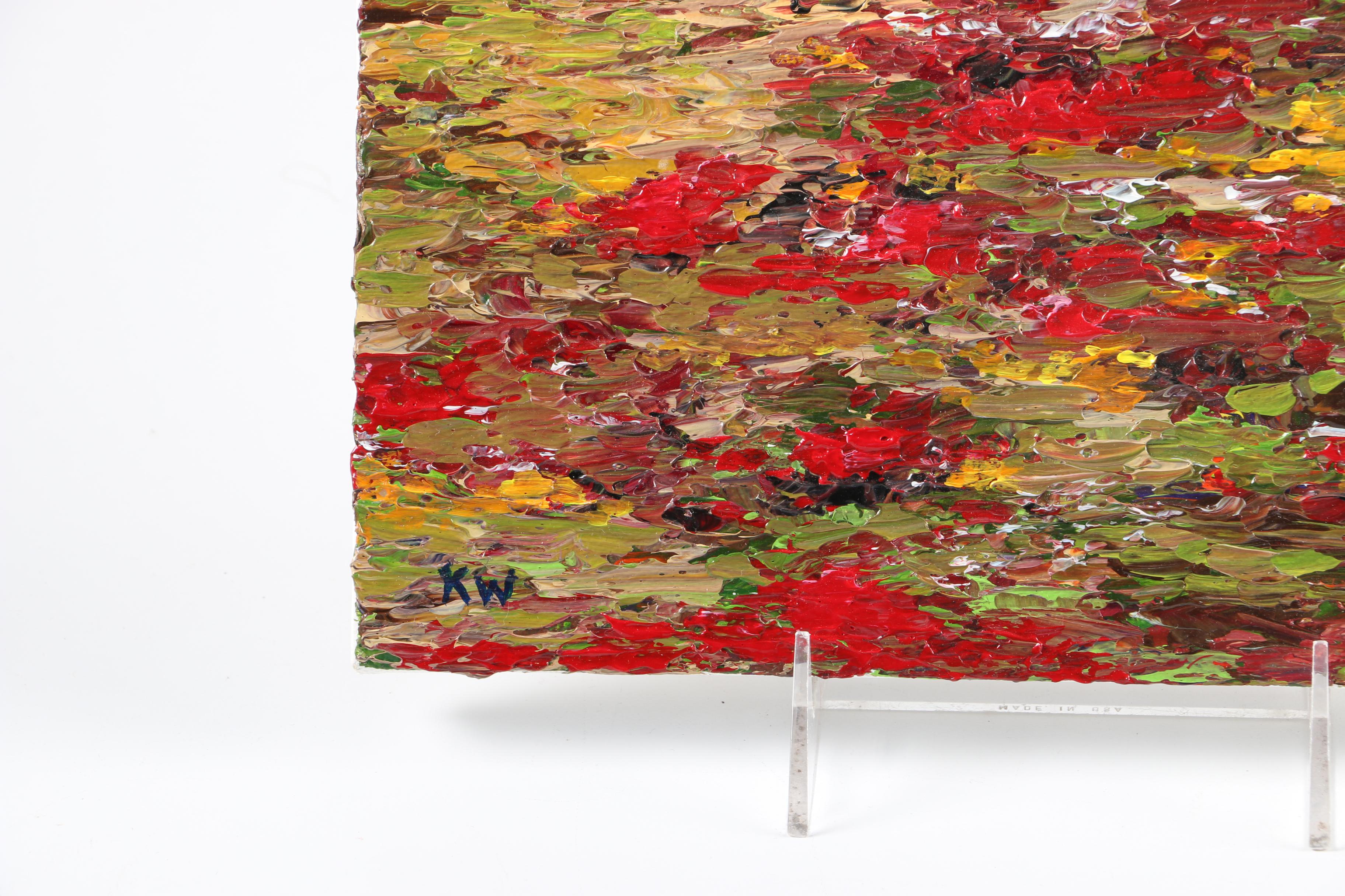 Impressionist Acrylic Painting on Canvas of Landscape