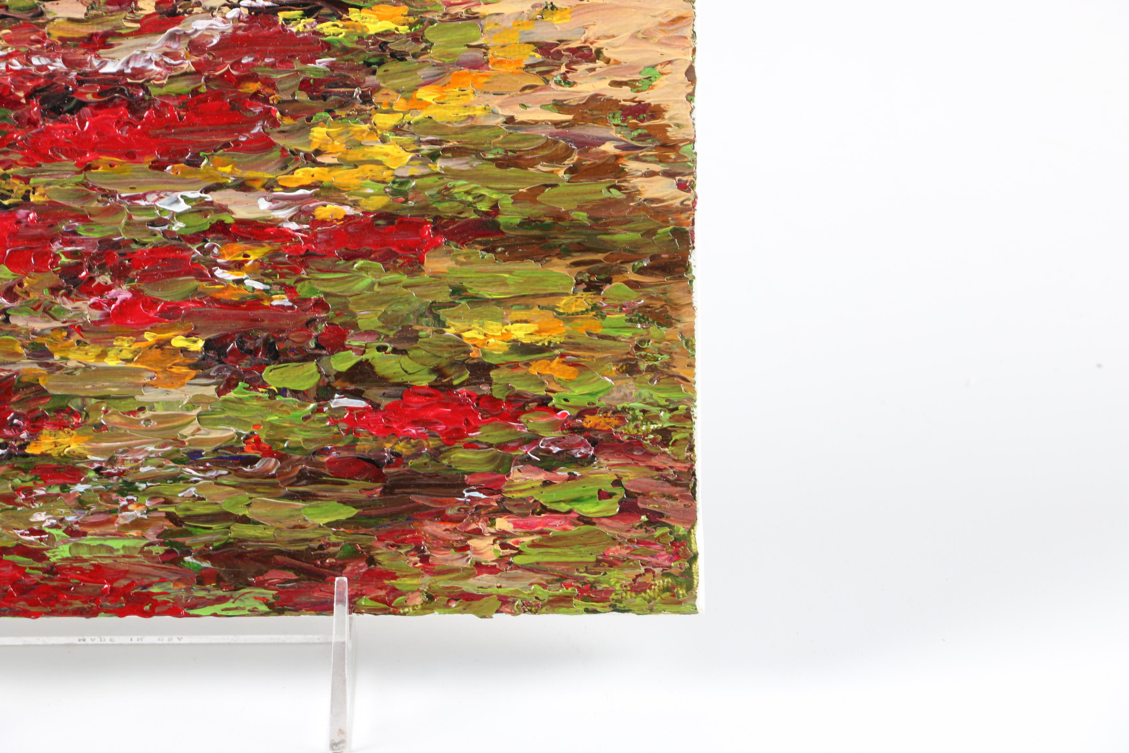 Impressionist Acrylic Painting on Canvas of Landscape