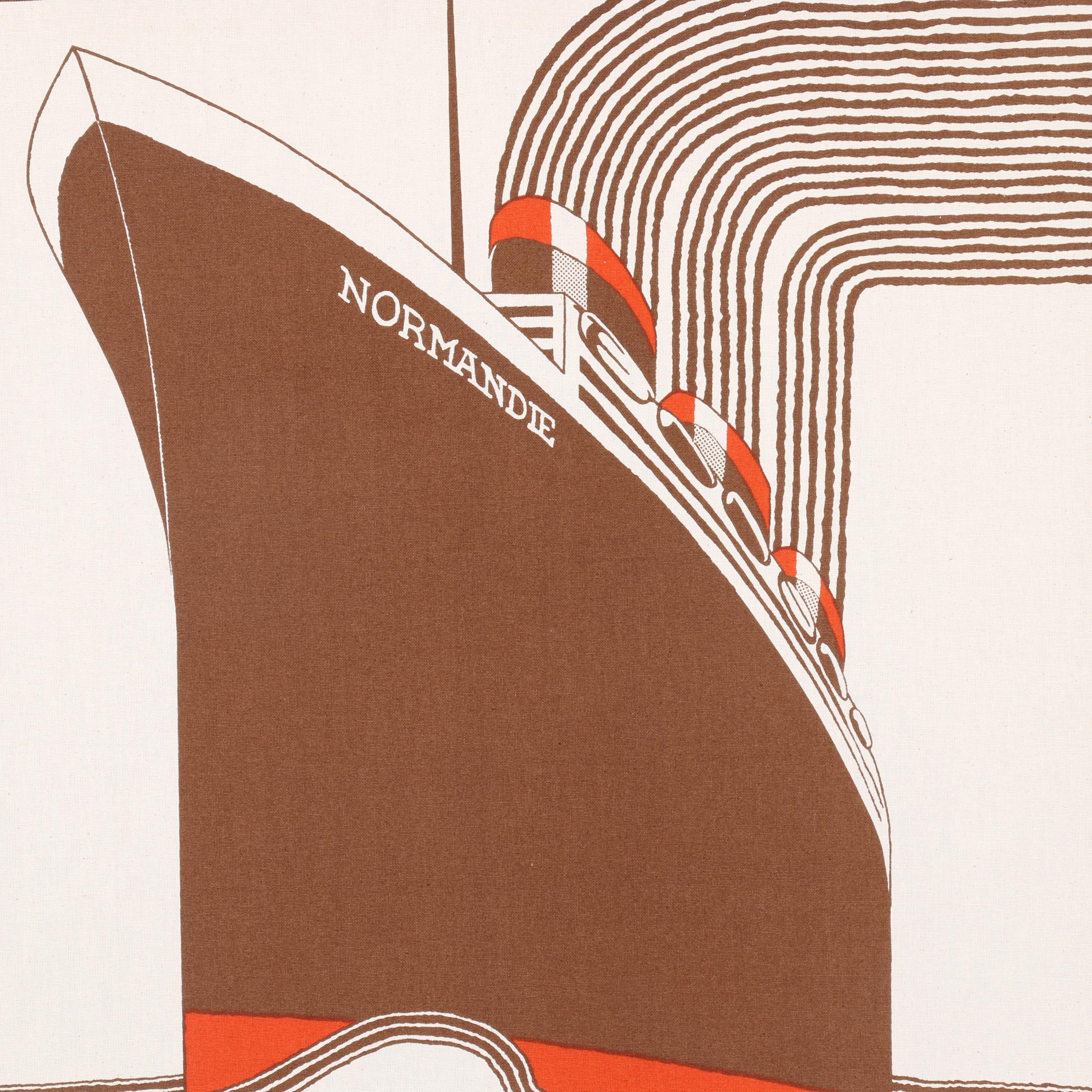 After Frances Butler Serigraph on Fabric "Normandie"