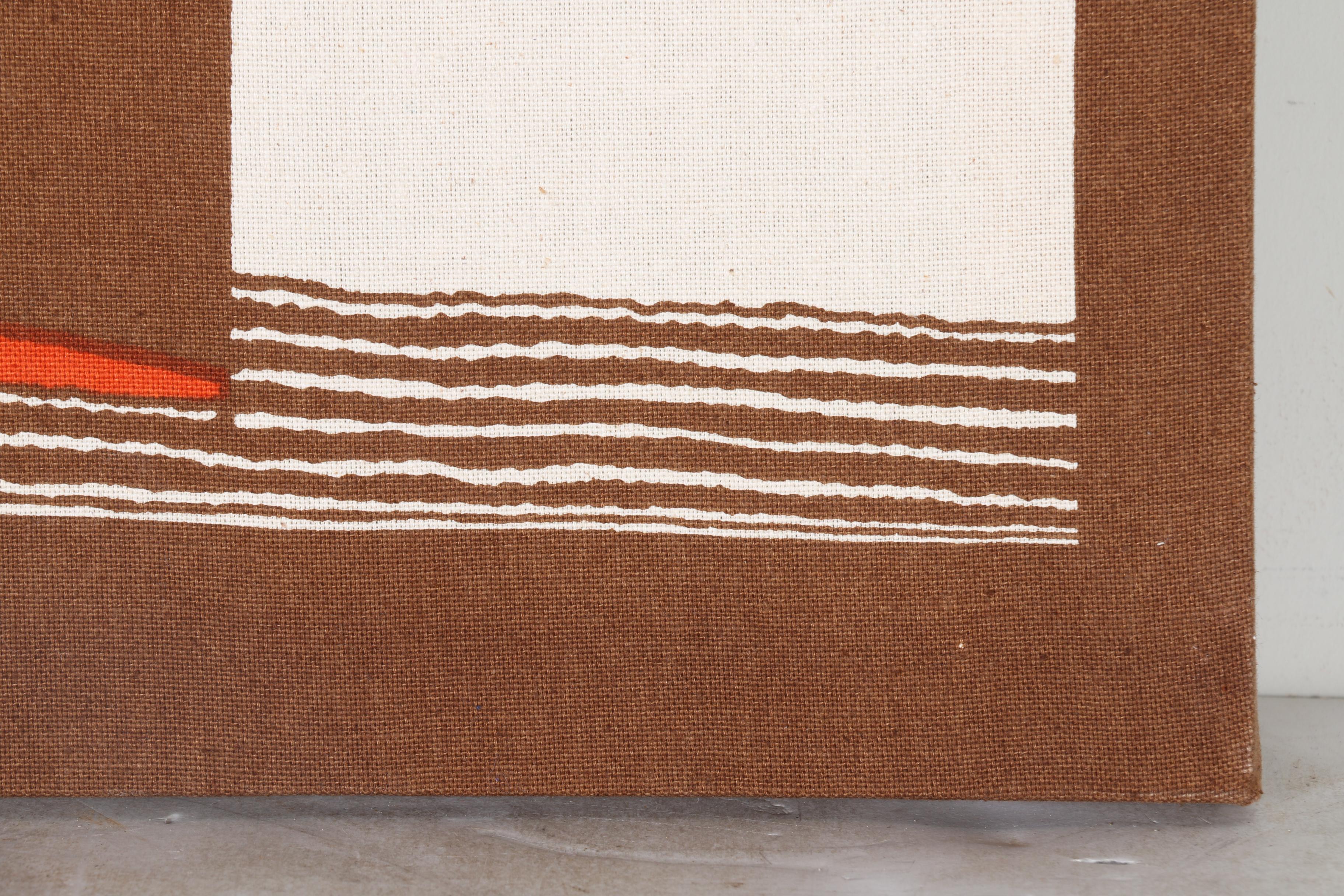 After Frances Butler Serigraph on Fabric "Normandie"