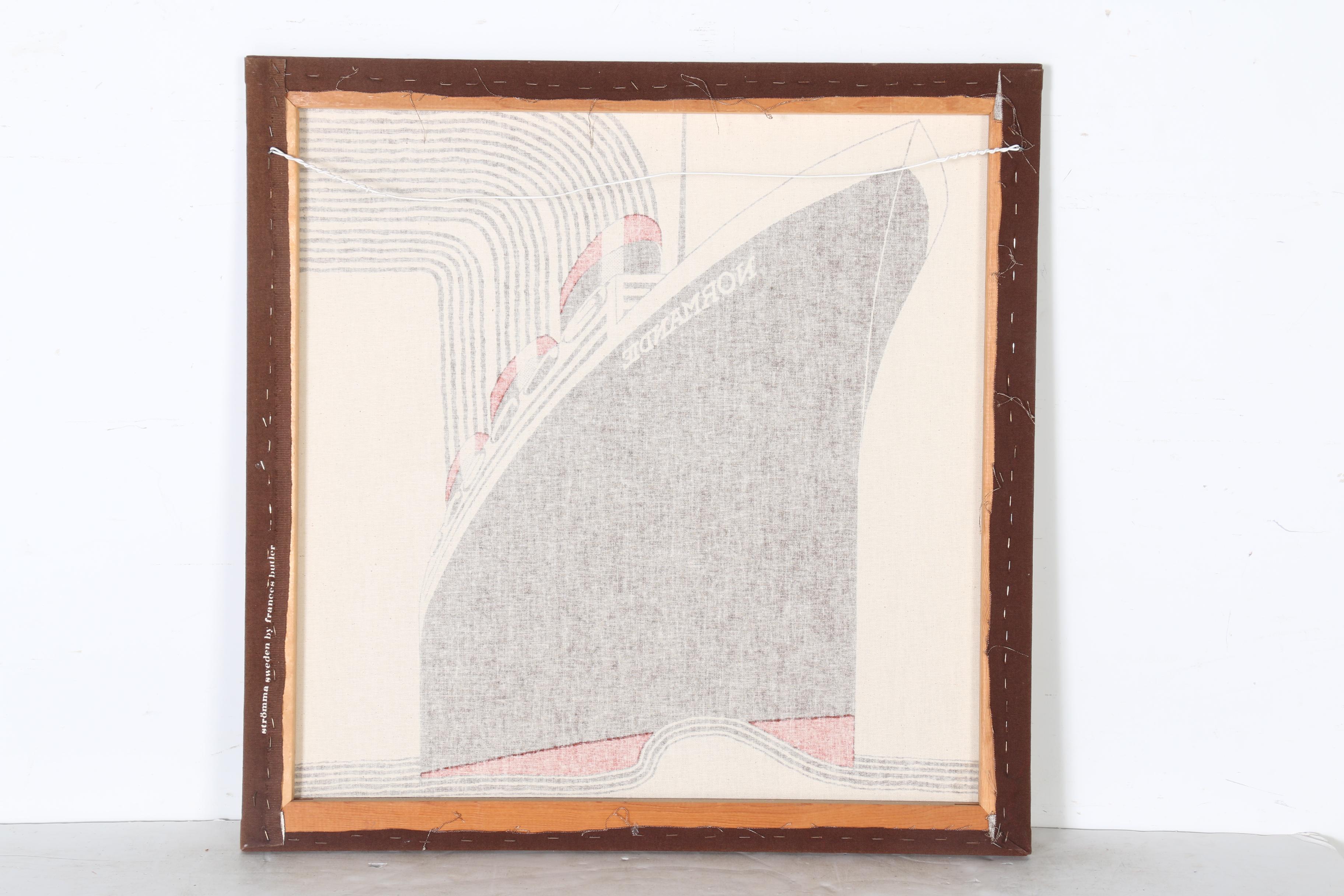 After Frances Butler Serigraph on Fabric "Normandie"