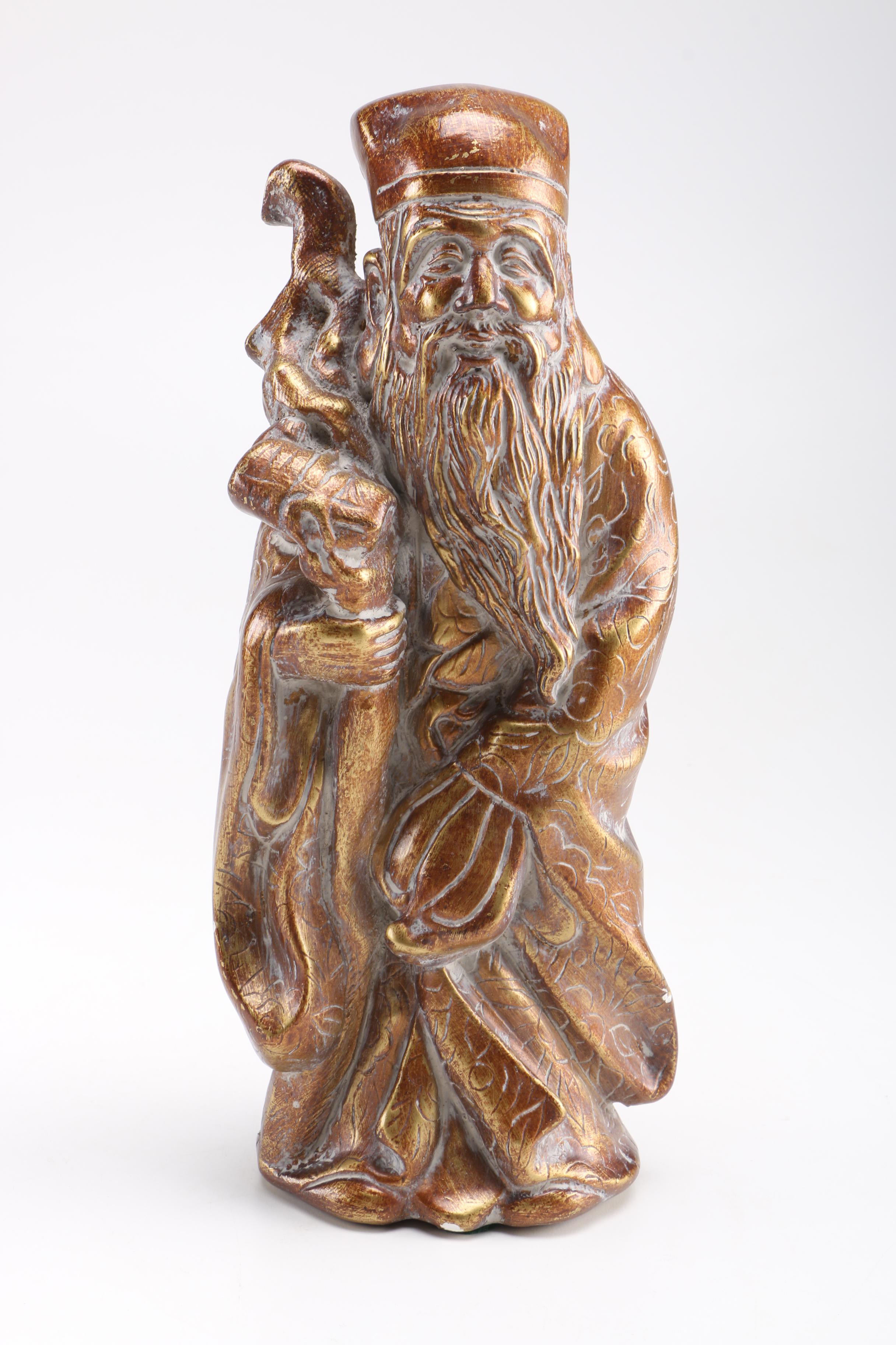 Chinese Style Ceramic and Plaster Figurines