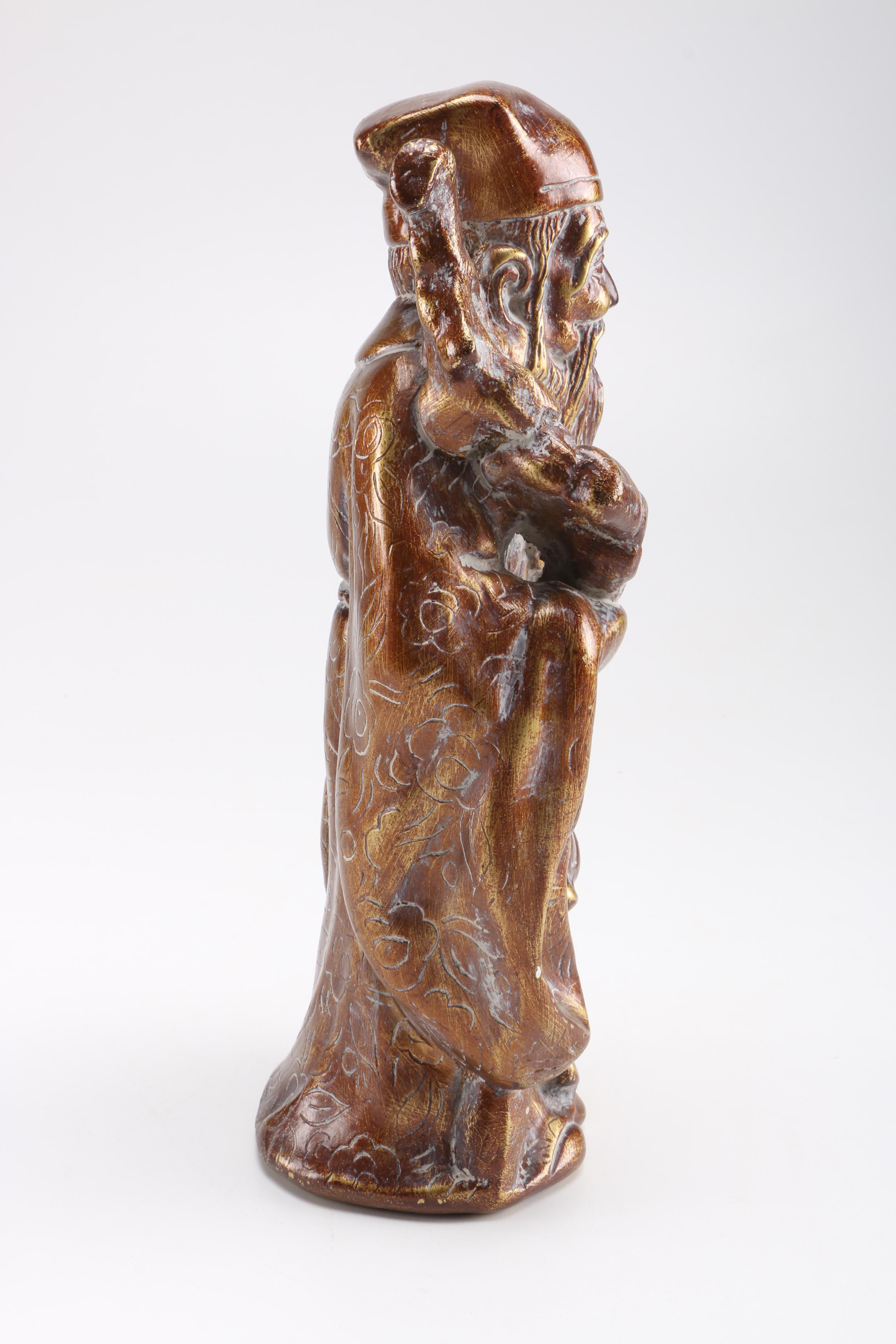 Chinese Style Ceramic and Plaster Figurines