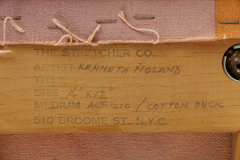 Kenneth Noland: Untitled, 1973