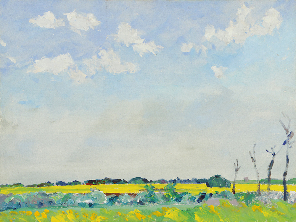 Dorothy Knowles, "Rapeseed Fields Near Duck Lake"