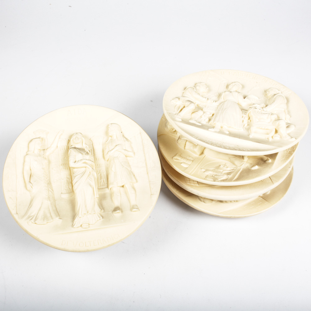 Gino Ruggeri Alabaster Collector's Plates