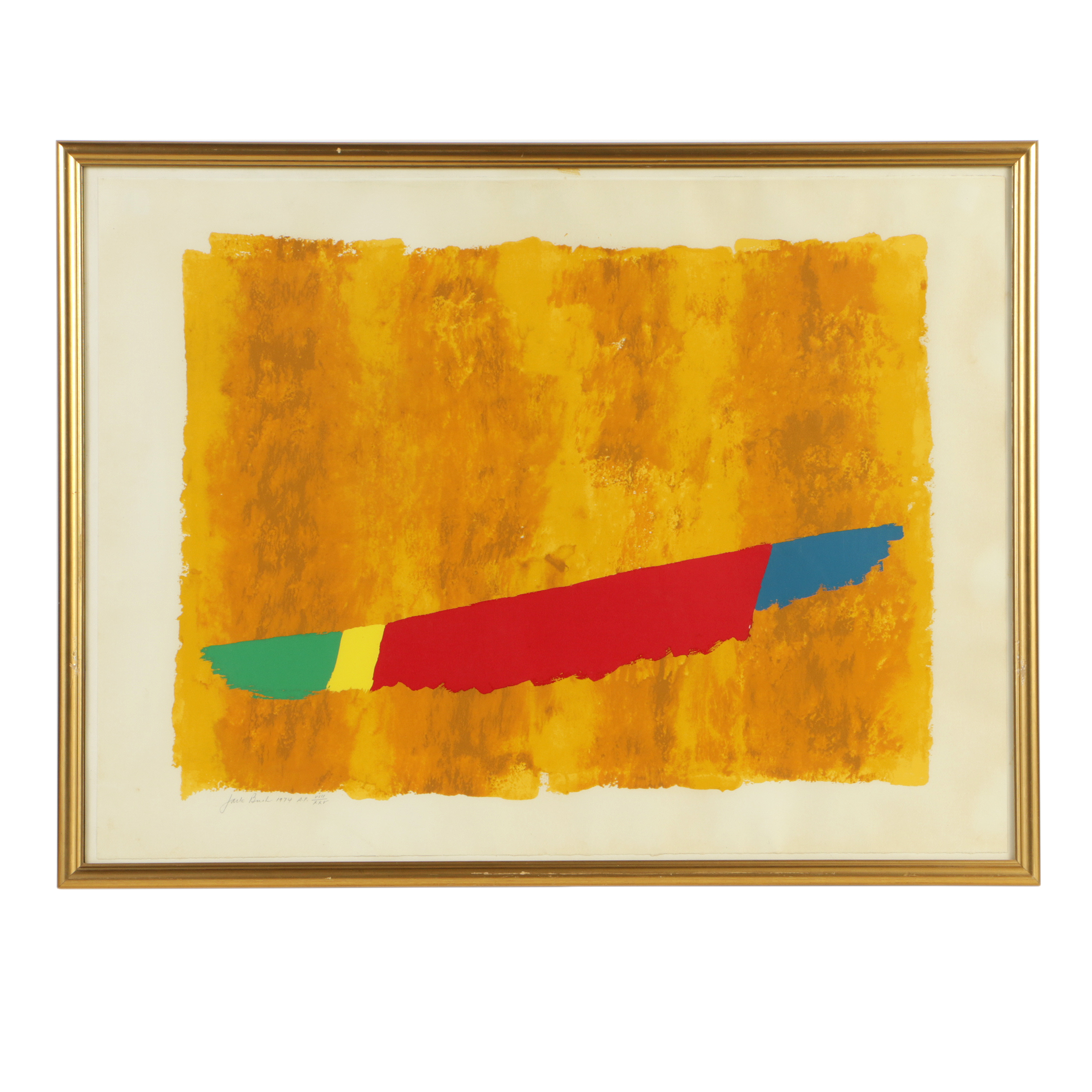 Jack Bush: "Low Spread" 1974