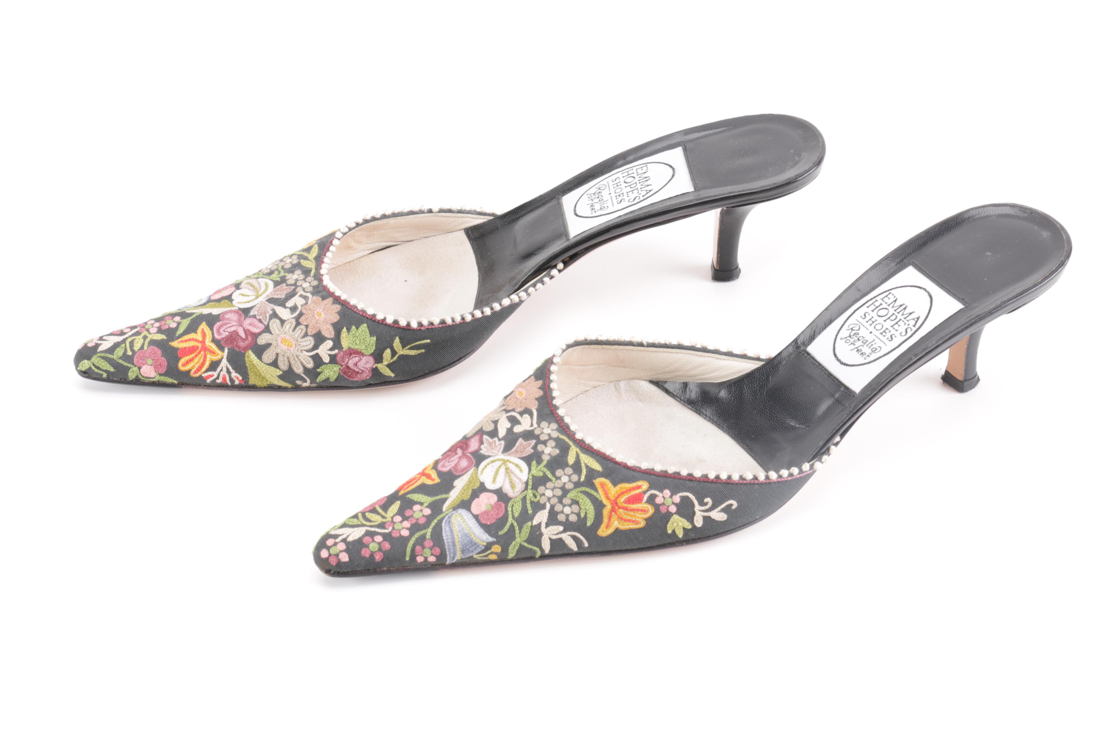 Embroidered and Beaded Shoes by Emma Hope's