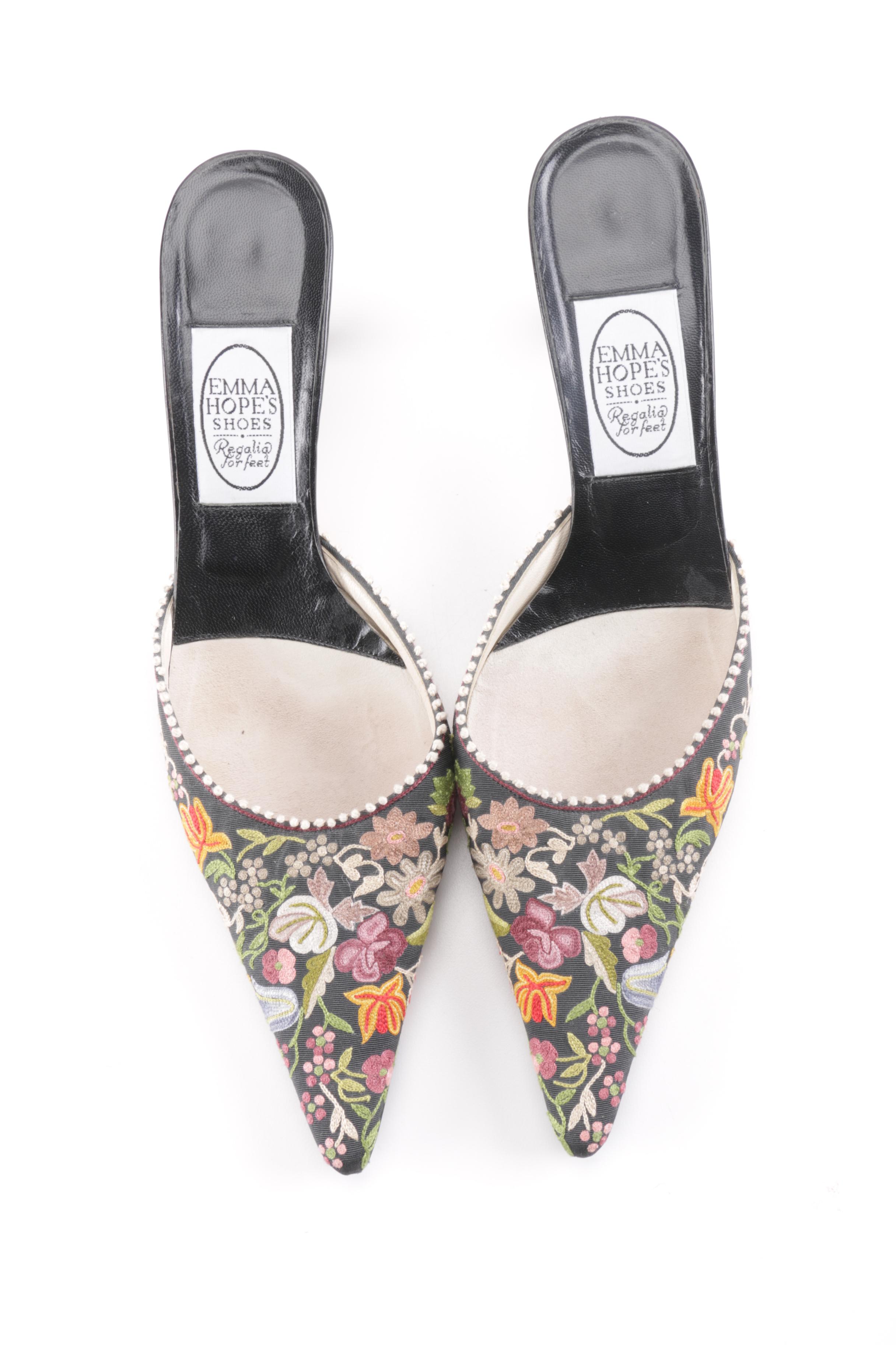 Embroidered and Beaded Shoes by Emma Hope's